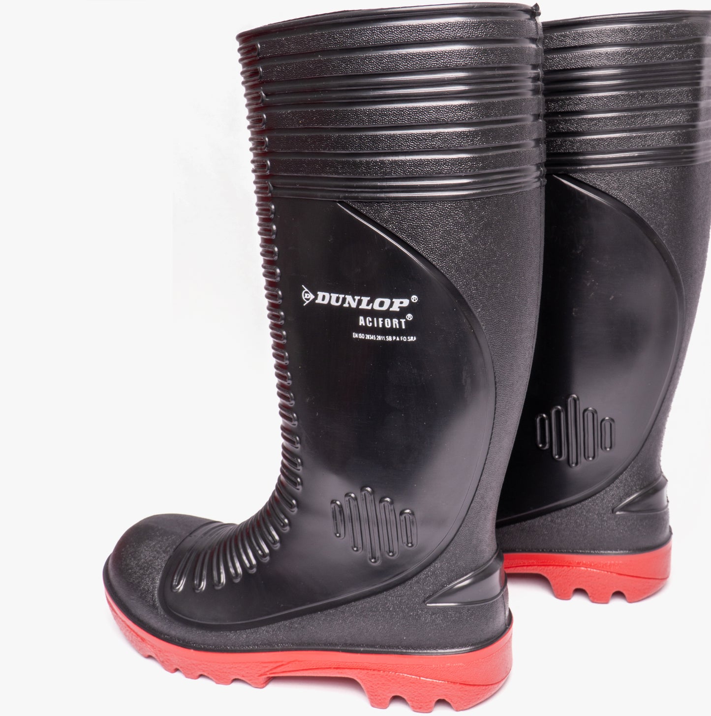 Dunlop ACIFORT Mens Safety Wellington Boots Black