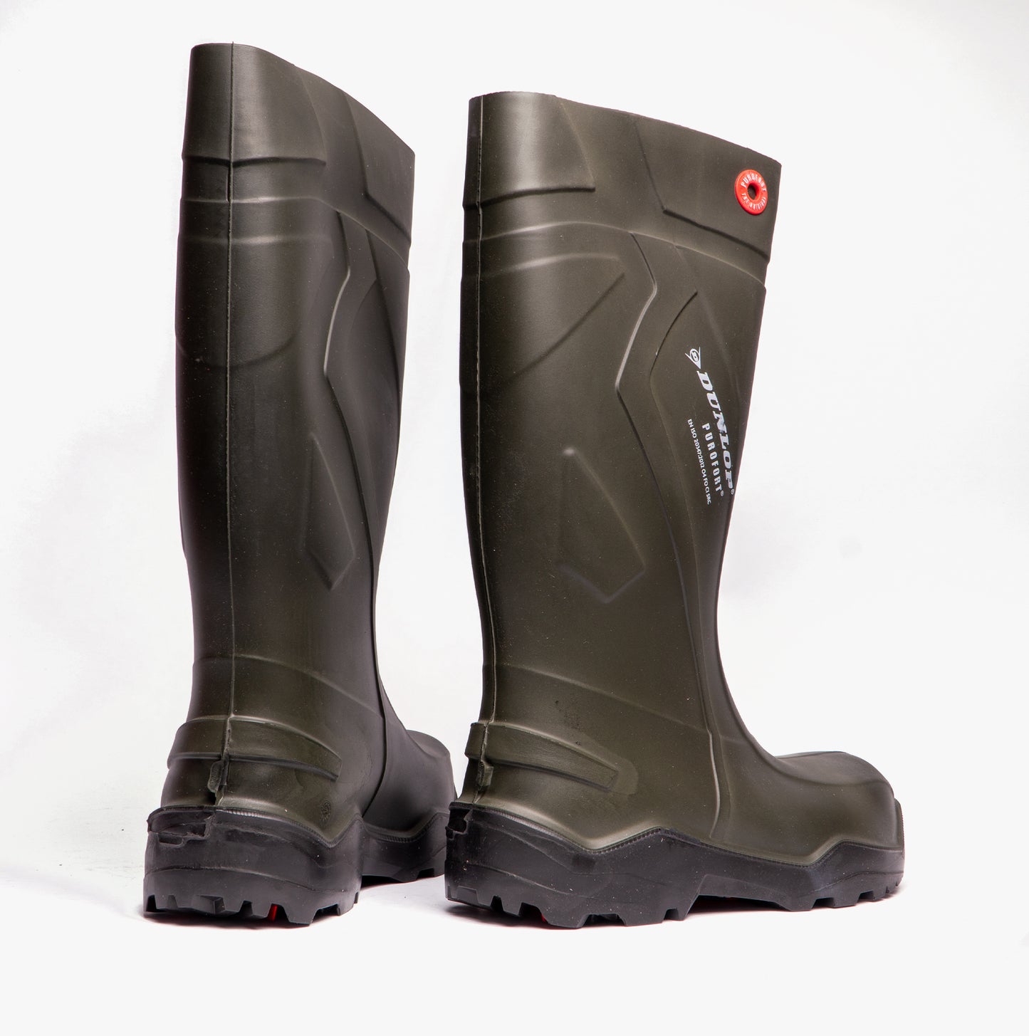 Dunlop PUROFORT+ Unisex Non-Safety Wellington Boots Green