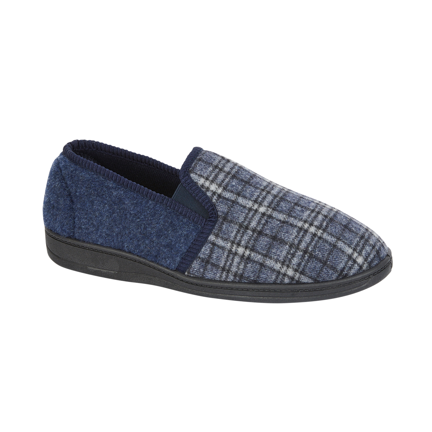 Jo & Joe EAMON Mens Full Slippers Navy