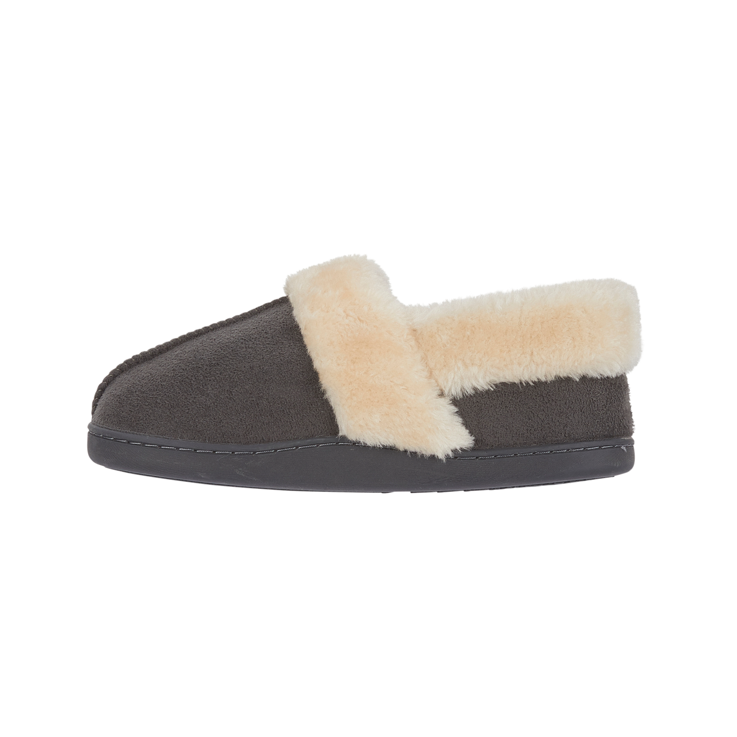 Jo & Joe EDALE Womens Full Slippers Dark Grey