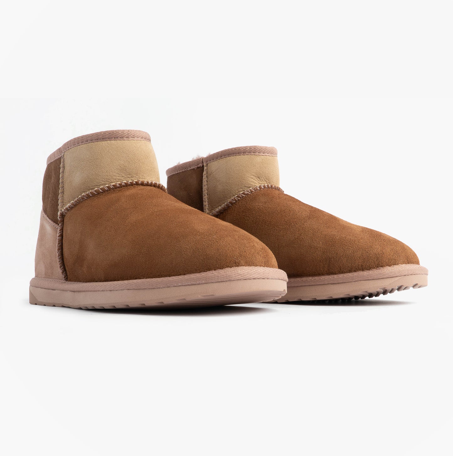 EMU Australia STINGER MICRO PATCHWORK Womens Sheepskin Boot Chestnut