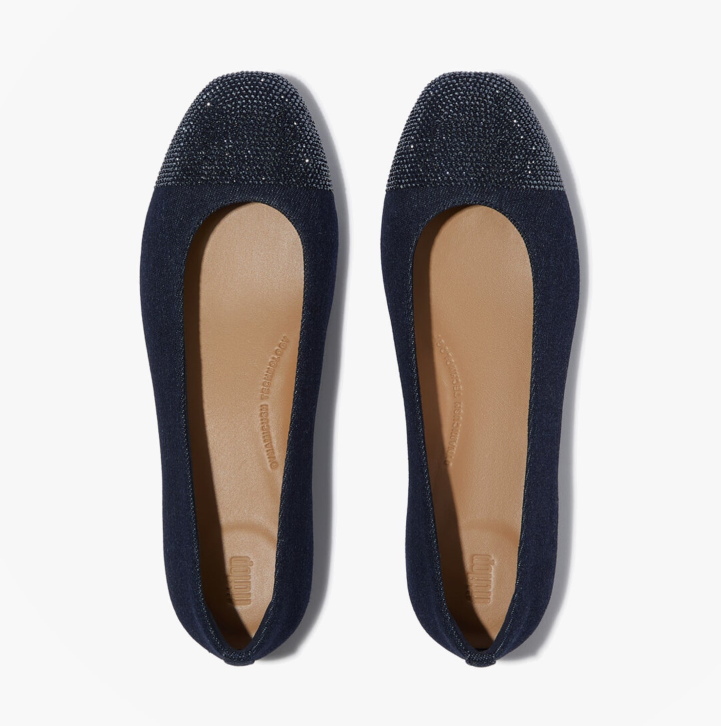 FitFlop DELICATO CRYSTAL Womens Mary Jane Dark Denim