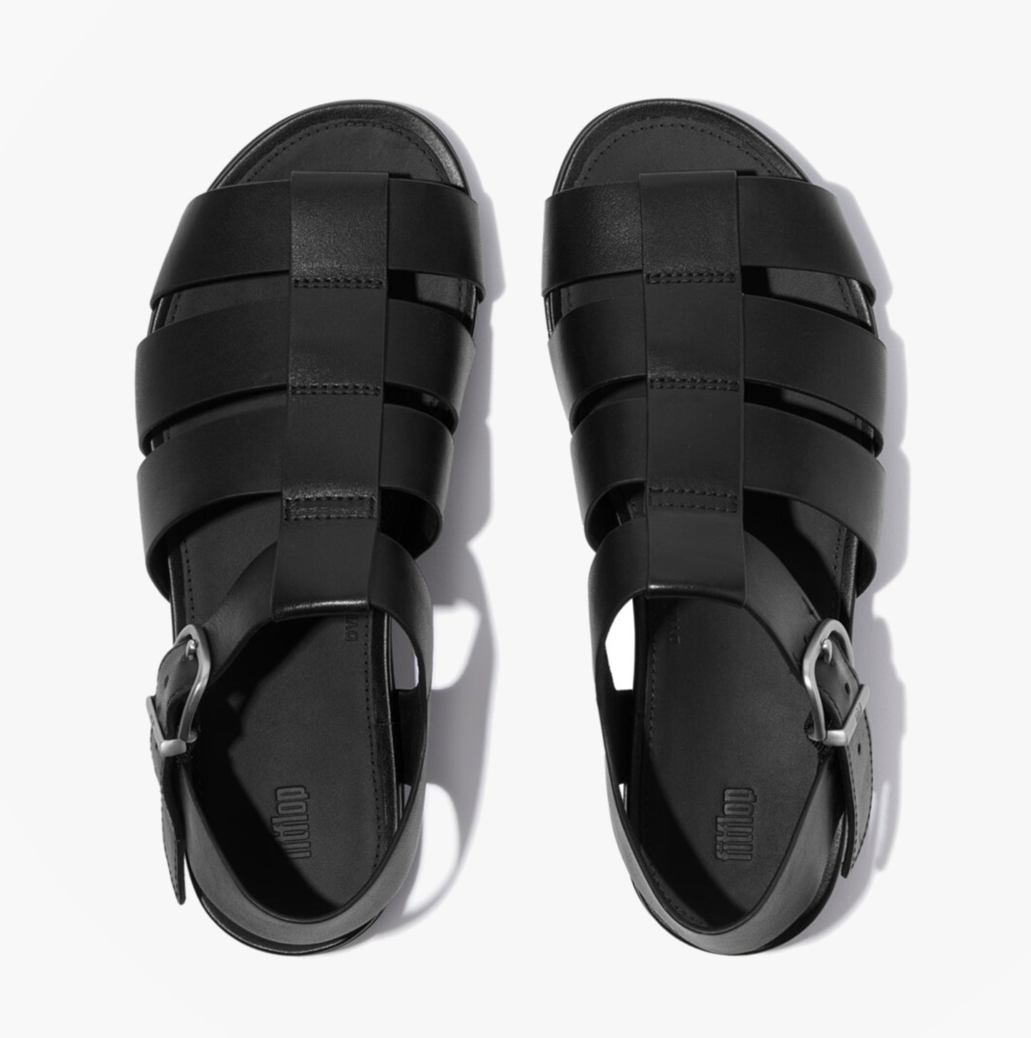 FitFlop GRACIE LEATHER Womens Ankle Strap Sandals Black