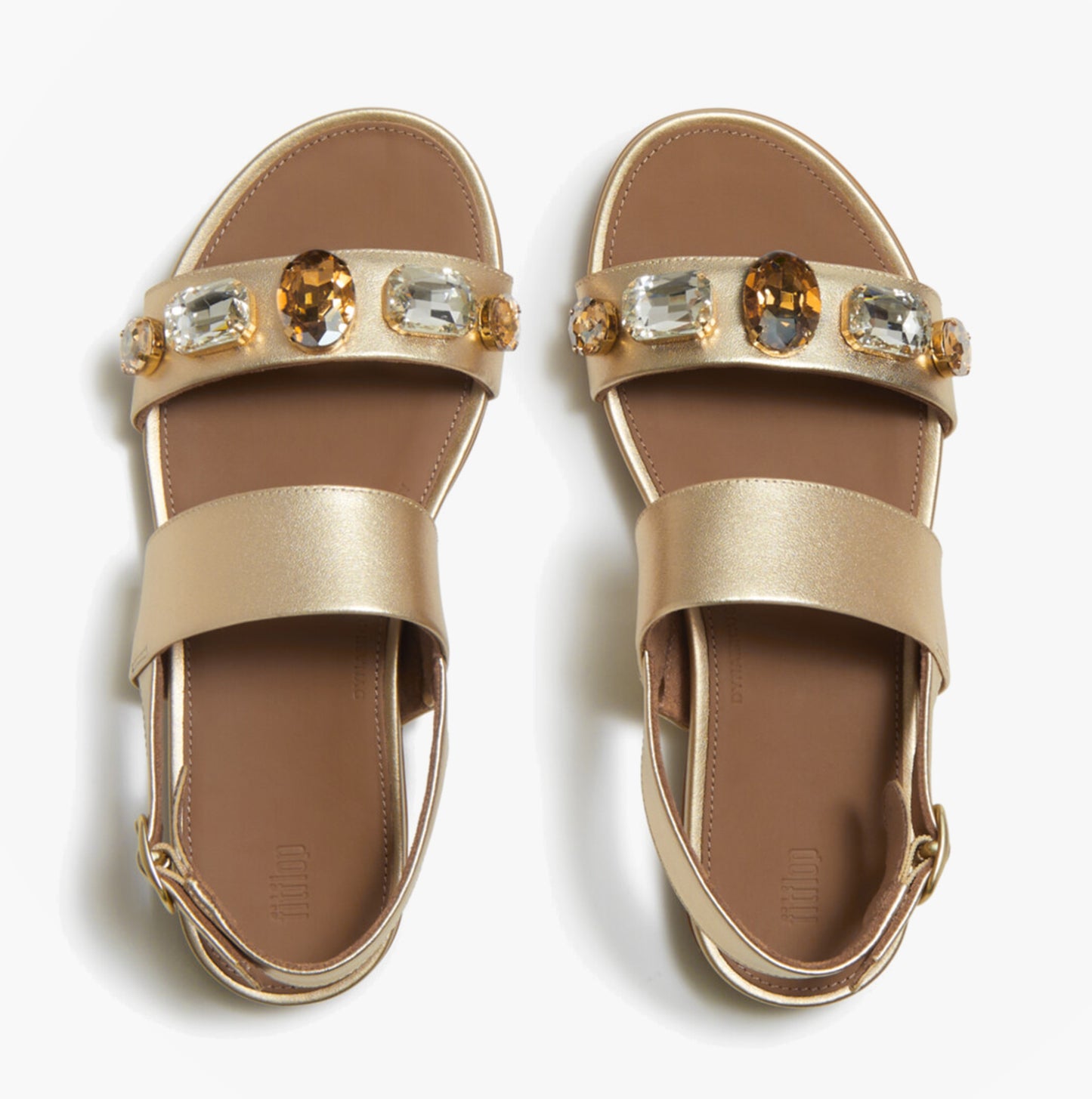 FitFlop GRACIE ULTRA Womens Ankle Strap Sandals Platino