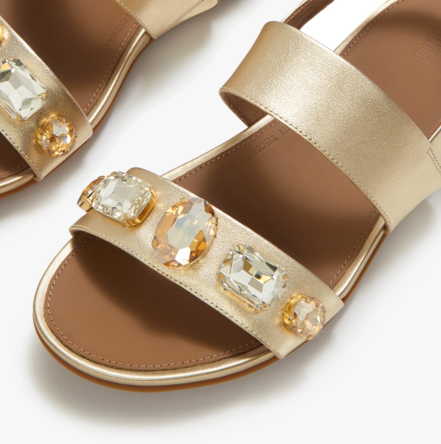 FitFlop GRACIE ULTRA Womens Ankle Strap Sandals Platino