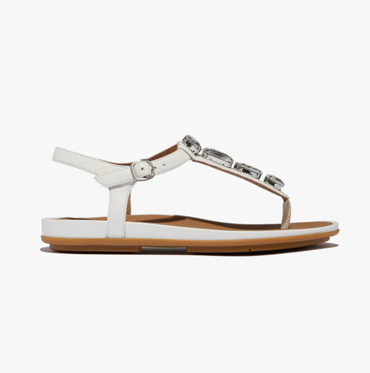 FitFlop GRACIE ULTRA Womens Ankle Strap Sandals Urban White