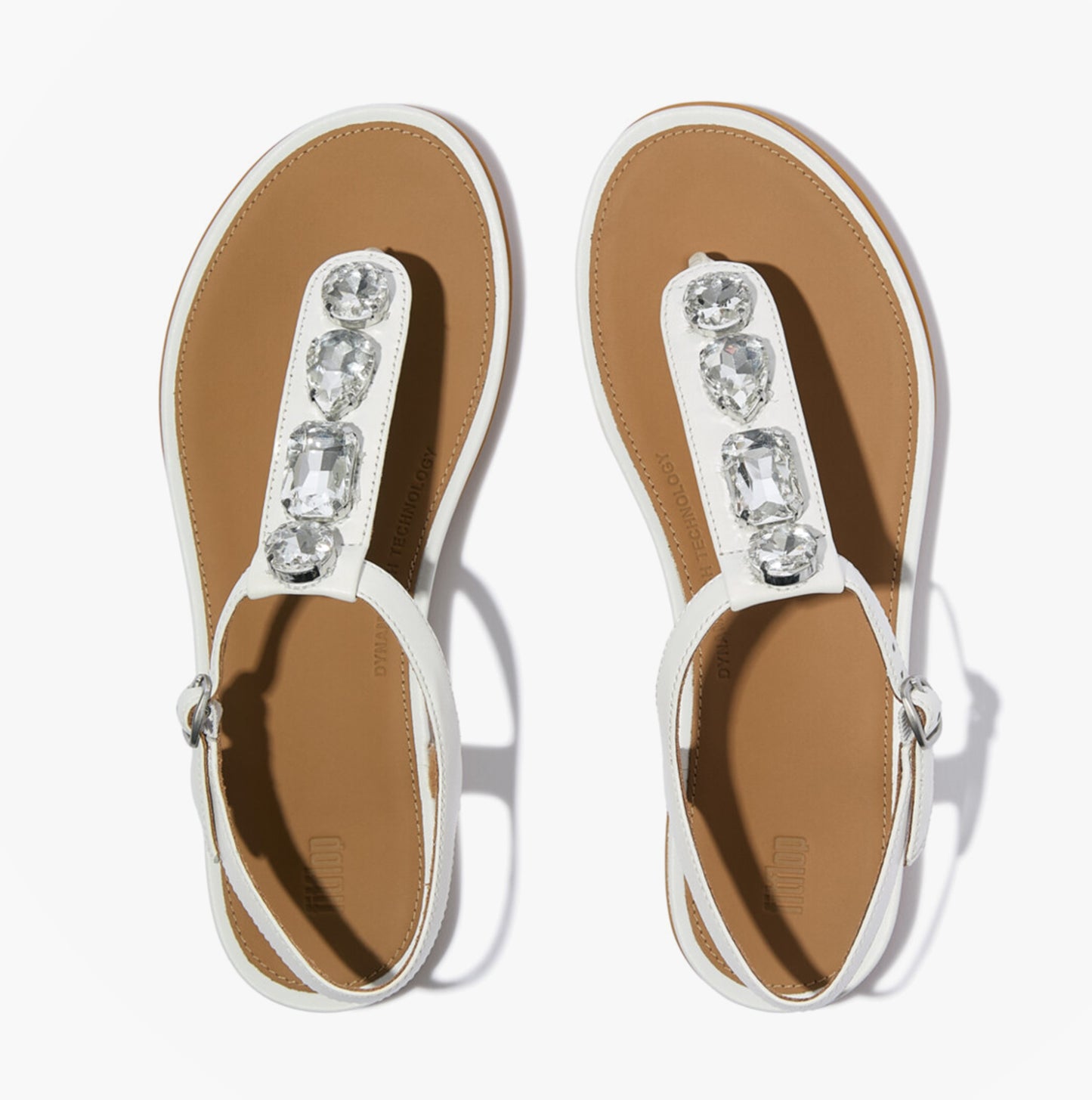 FitFlop GRACIE ULTRA Womens Ankle Strap Sandals Urban White
