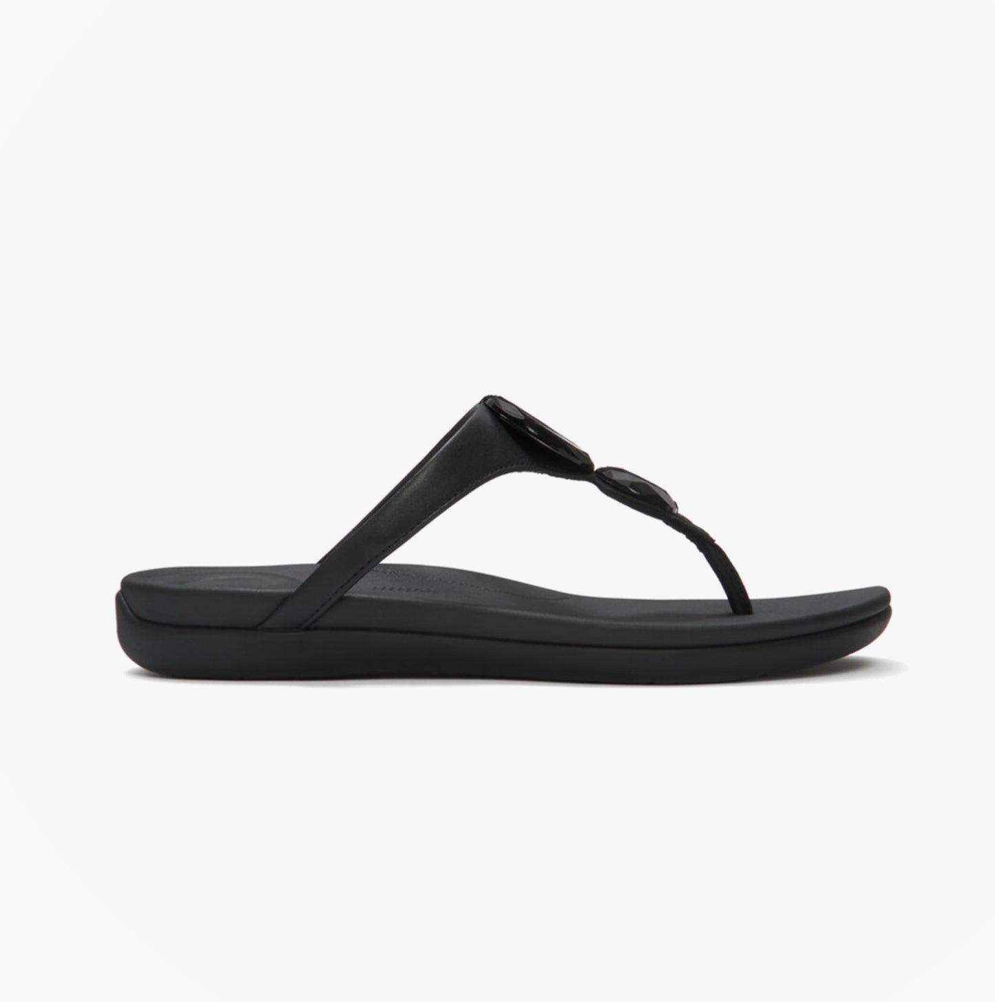 FitFlop SOLAY GLOSSY Womens Flip-flops Black