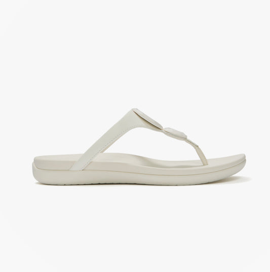 FitFlop SOLAY GLOSSY Womens Flip-flops Cream