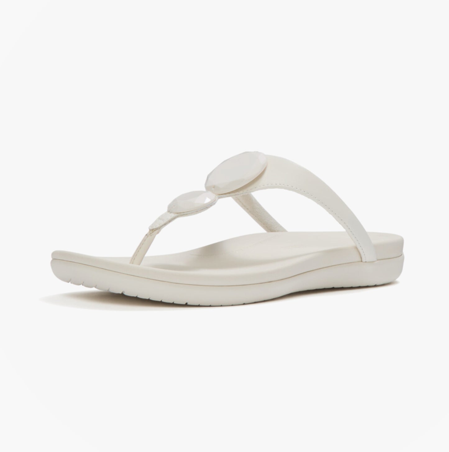 FitFlop SOLAY GLOSSY Womens Flip-flops Cream