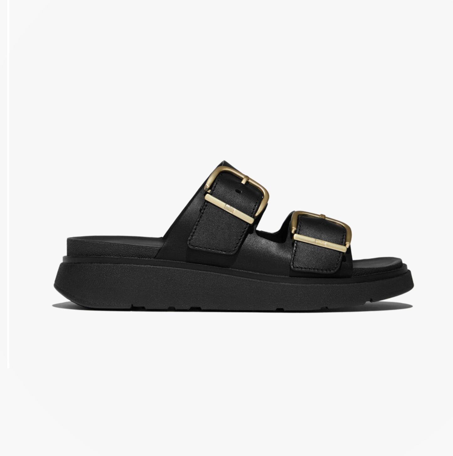 FitFlop GEN-FF BUCKLE Womens Cross Strap Sandals Black