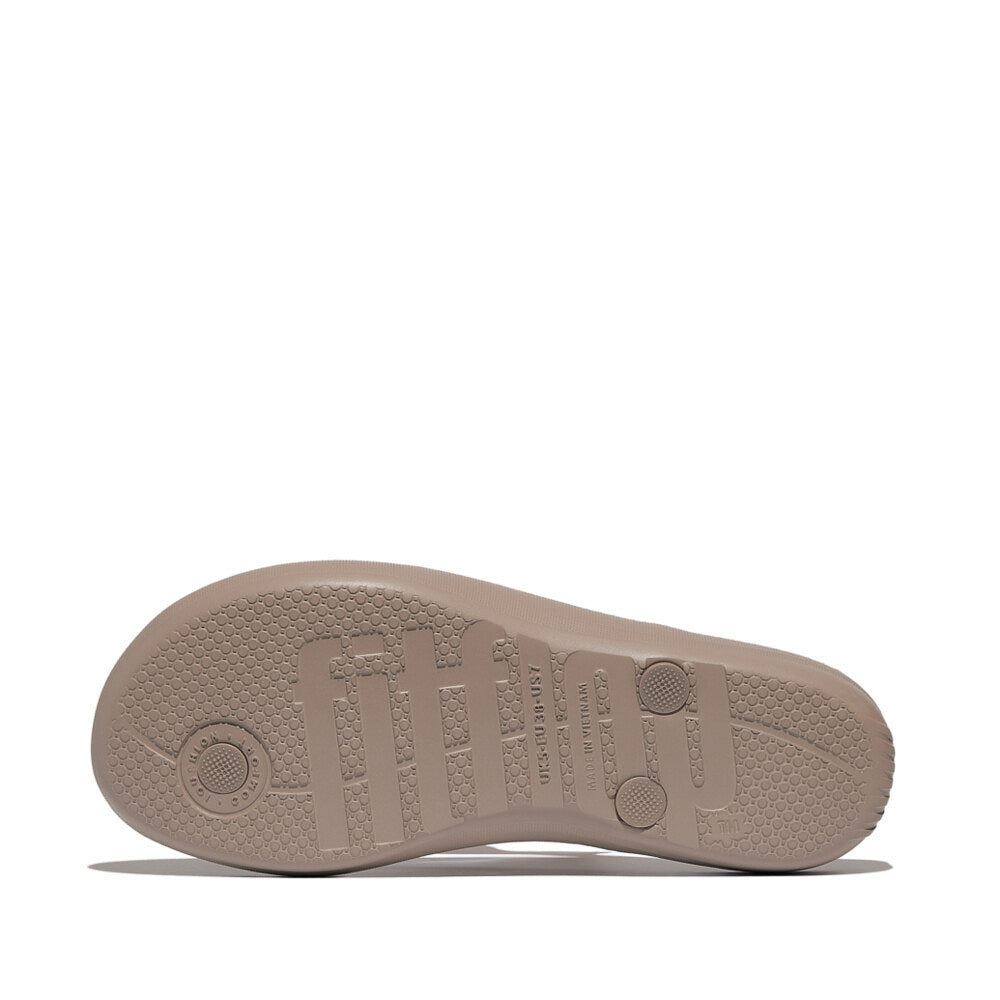 FitFlop IQUSHION OMBRE SPARKLE Womens Flip Flops On Taupe/Pewter