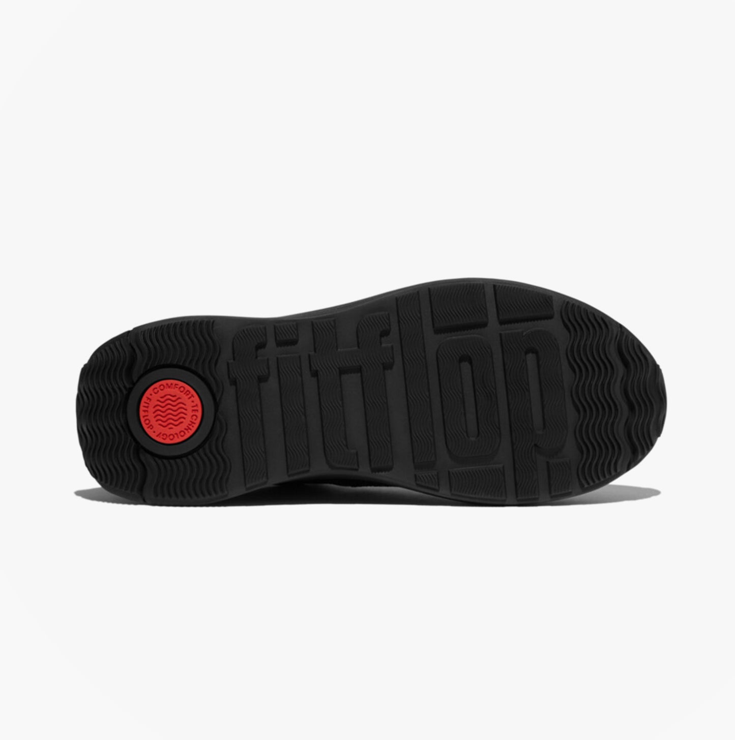 FitFlop F-MODE Womens Leather Trainers Urban Black