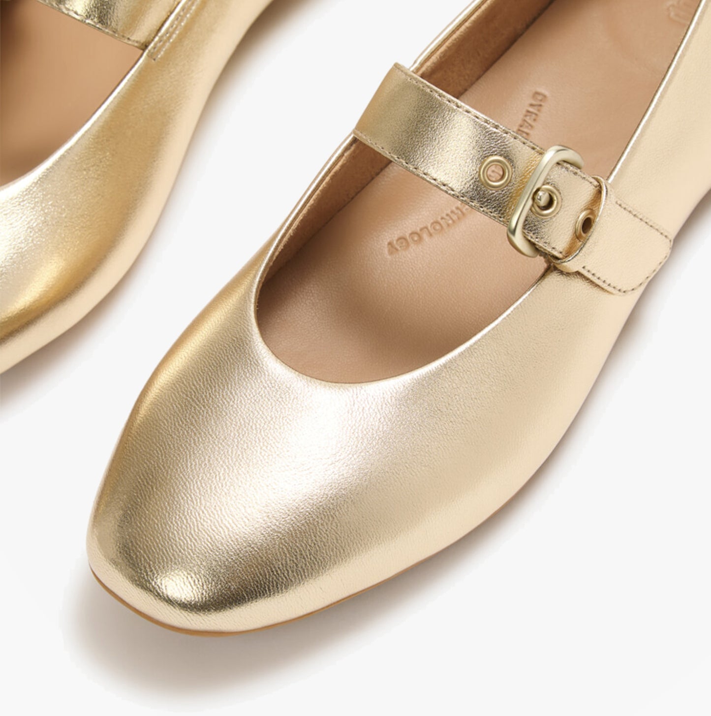 FitFlop DELICATO LEATHER Womens Mary Jane Platino