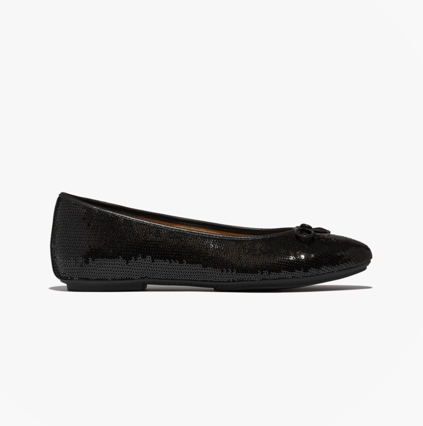 FitFlop DELICATO BOW SEQUIN BALLET Womens Ballet Black