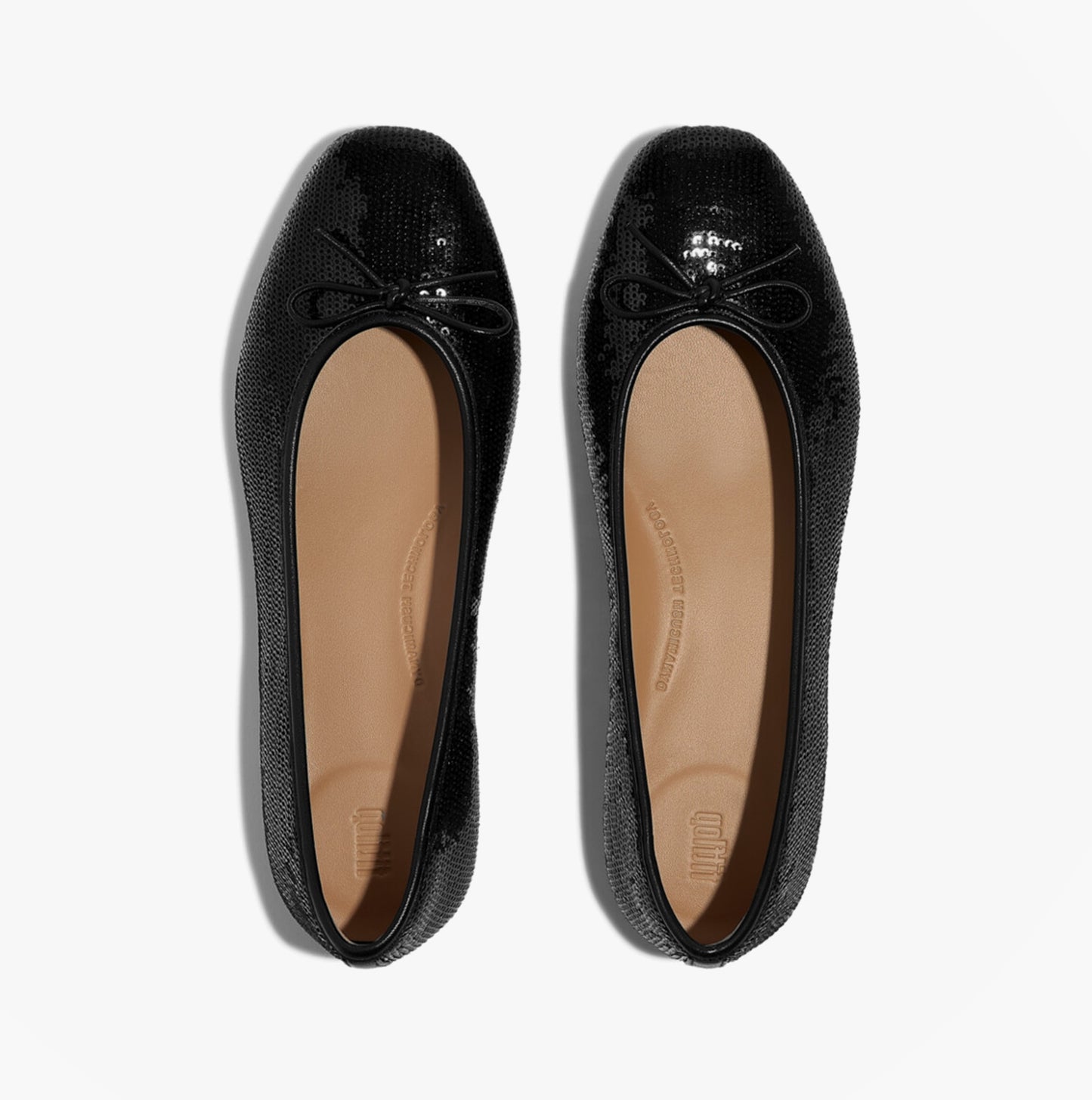 FitFlop DELICATO BOW SEQUIN BALLET Womens Ballet Black