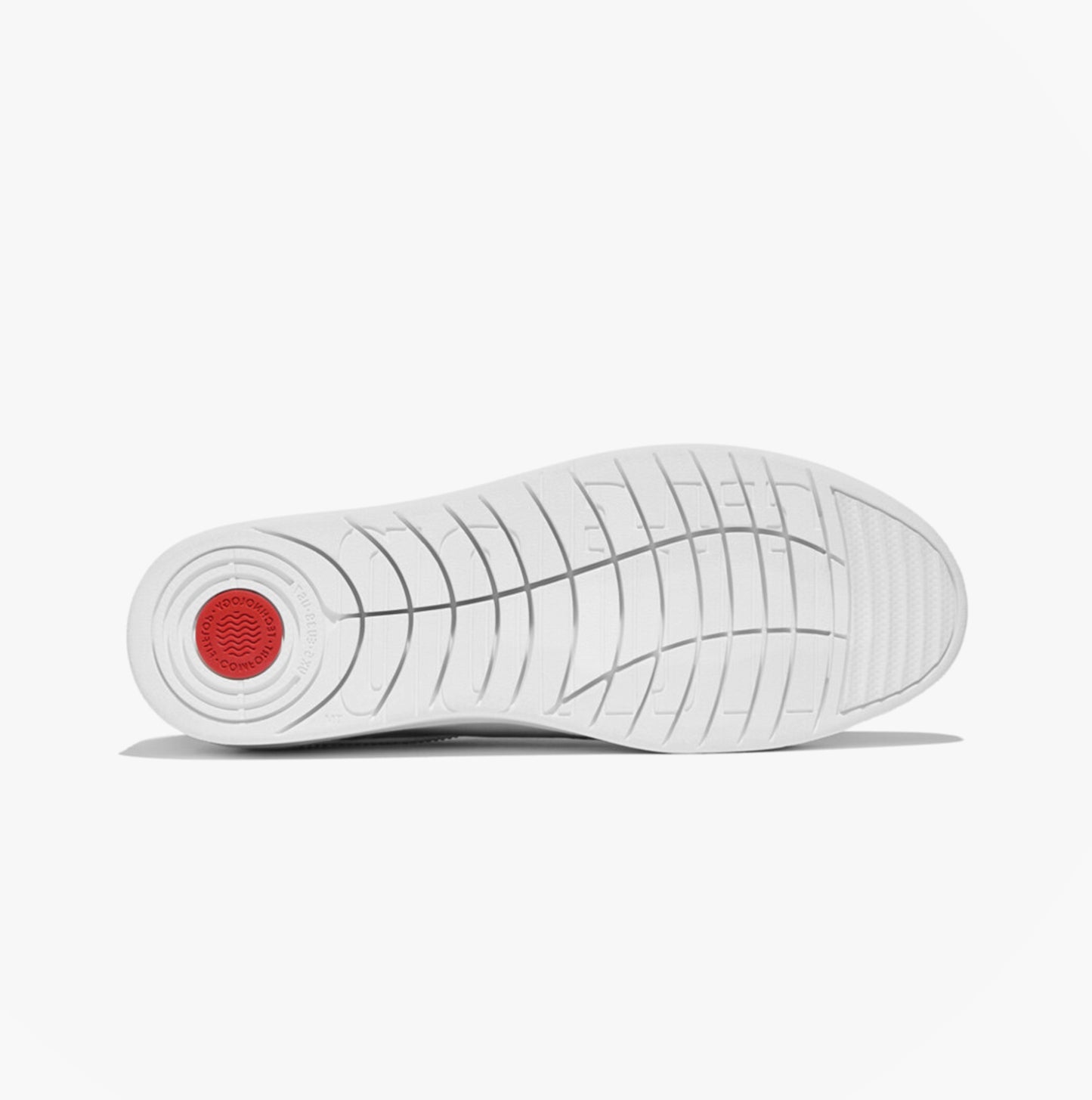 FitFlop RALLY CRYSTAL-TRIM LEATHER Womens Fashion Trainers Silver
