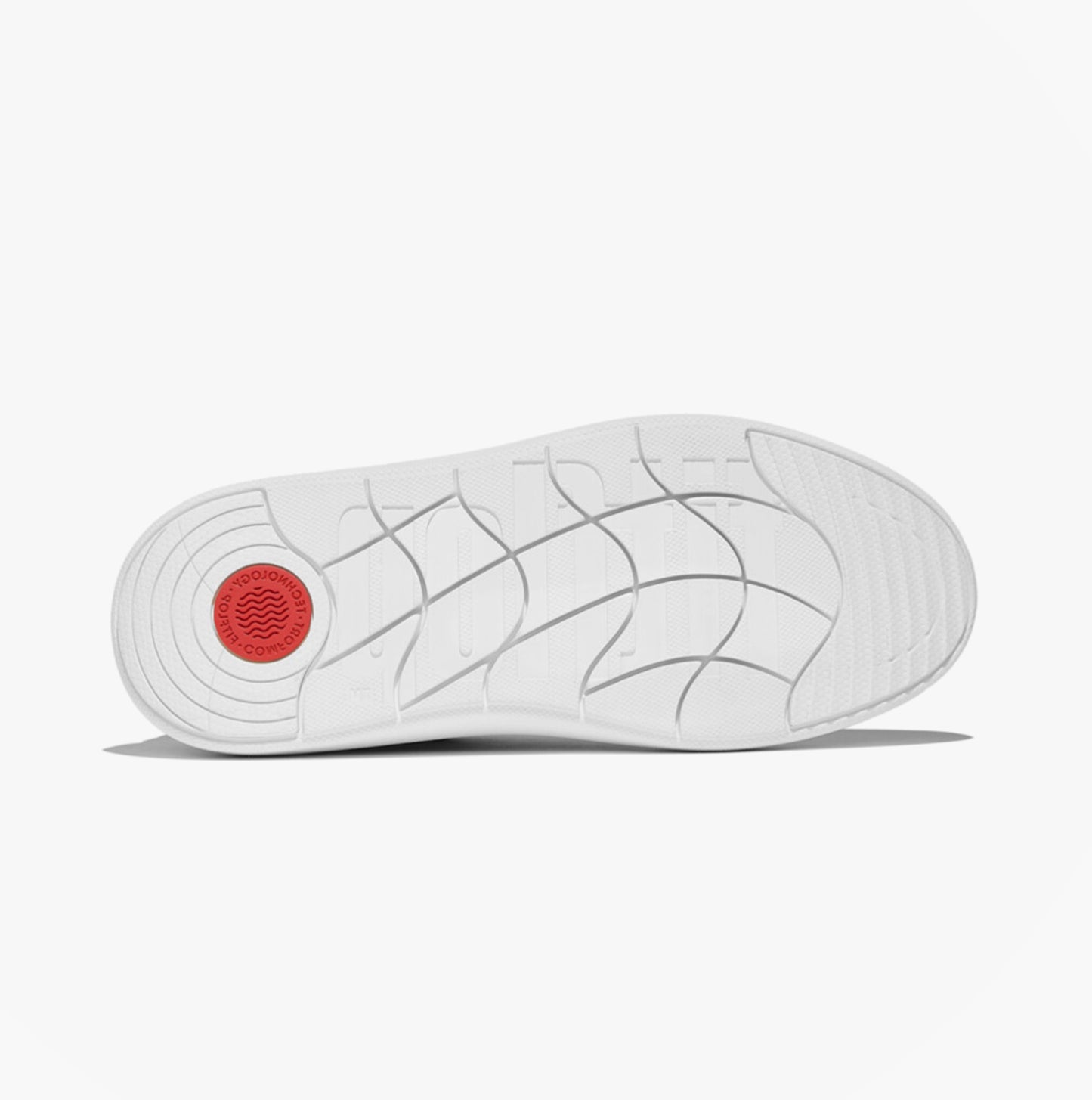 FitFlop 'Ready To Go' LEATHER LACELESS Ladies Sneakers Silver