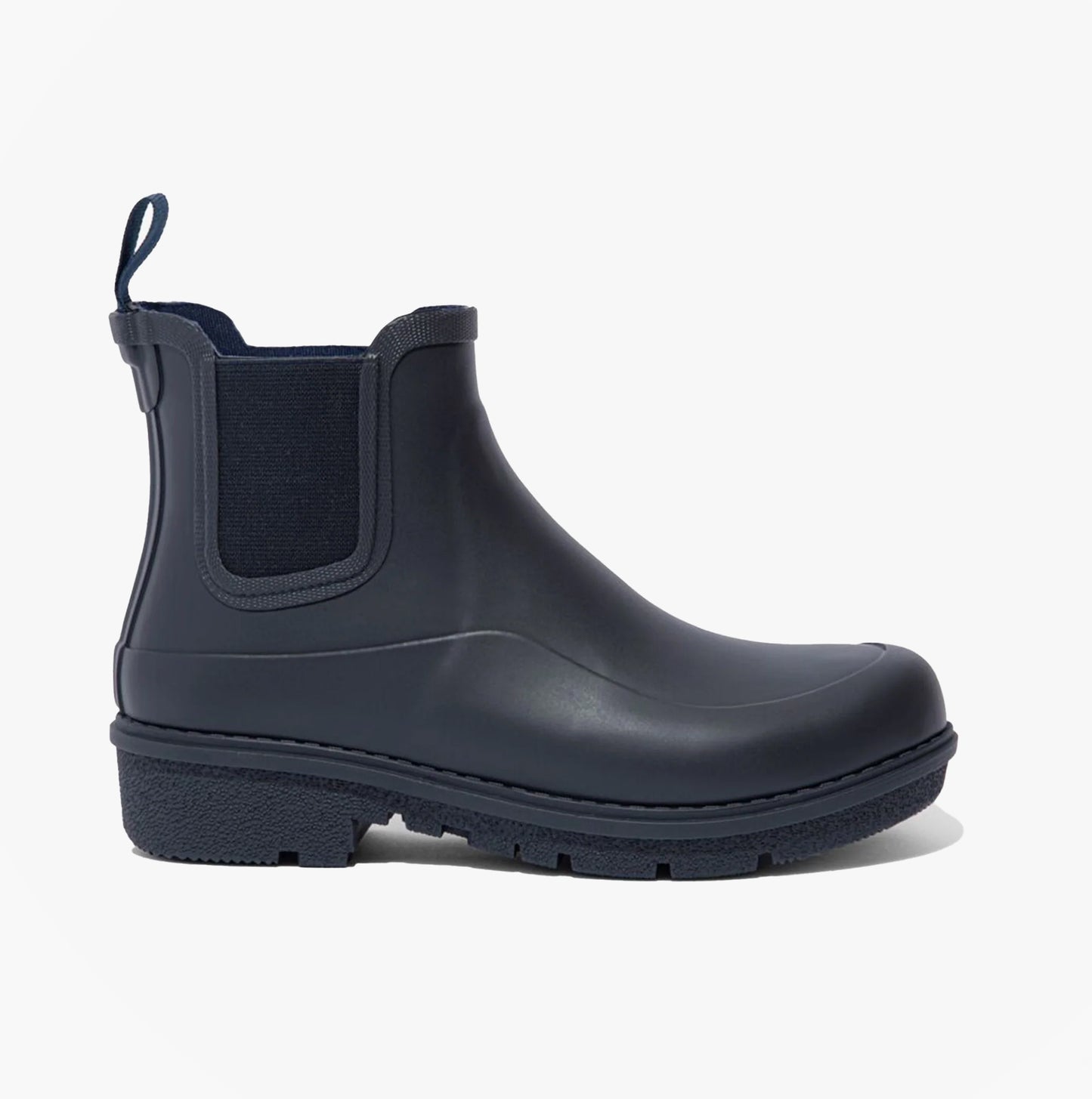 WONDERWELLY Womens Rubber Chelsea Boots Midnight Navy