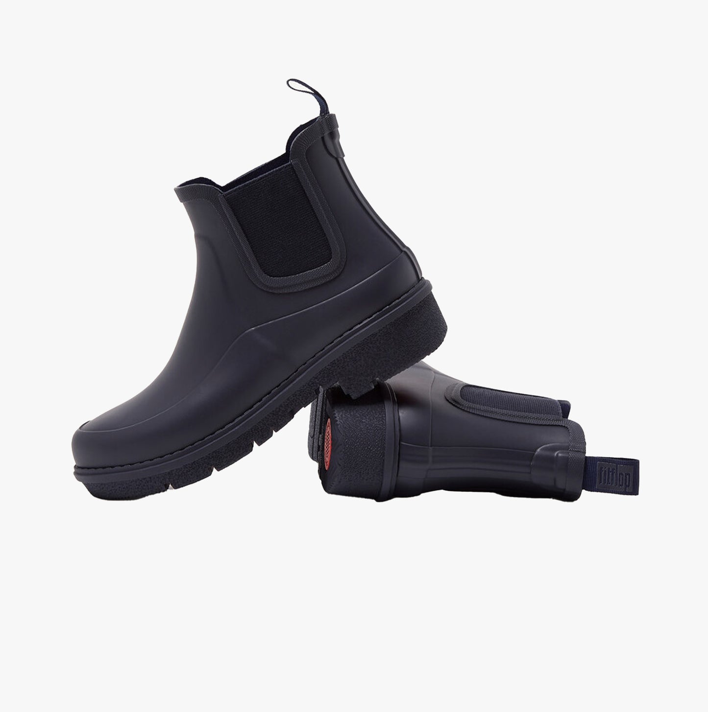 WONDERWELLY Womens Rubber Chelsea Boots Midnight Navy