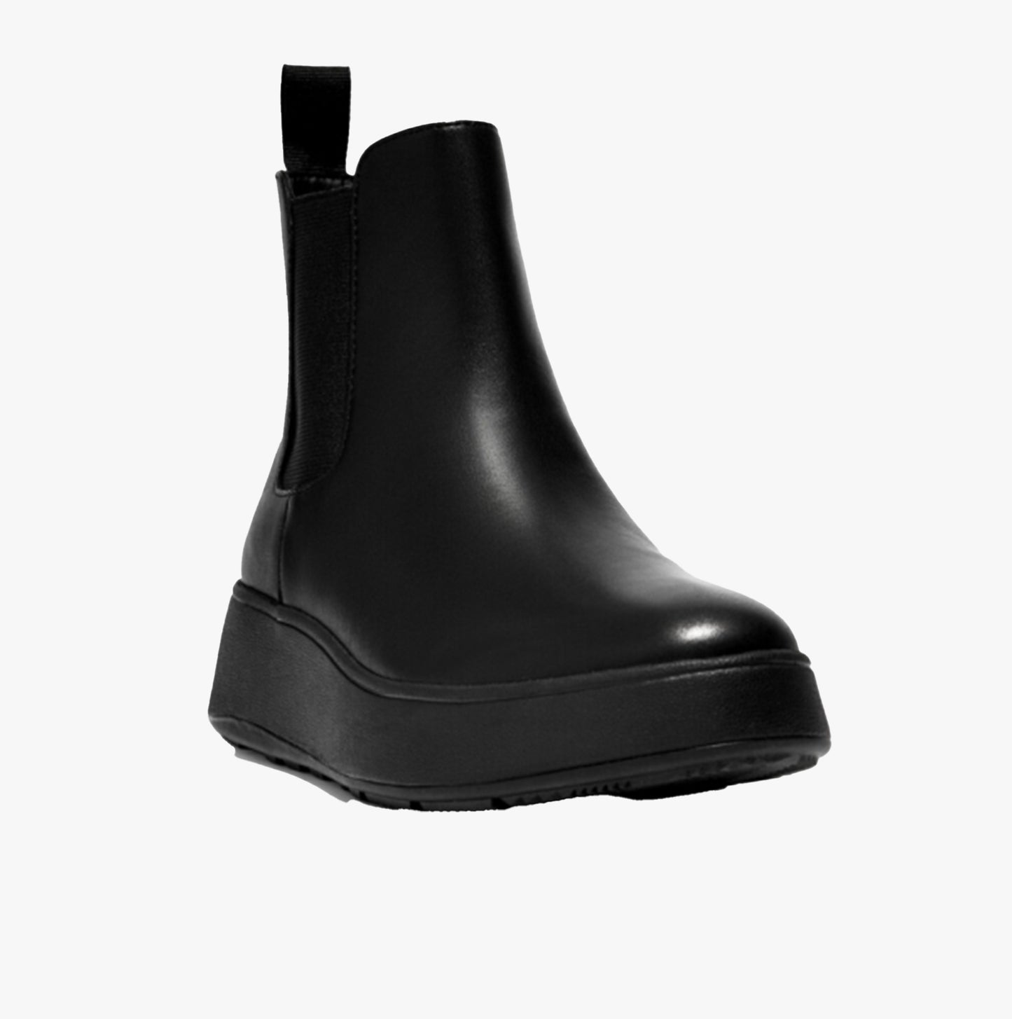 F-MODE Womens Chelsea Boots All Black
