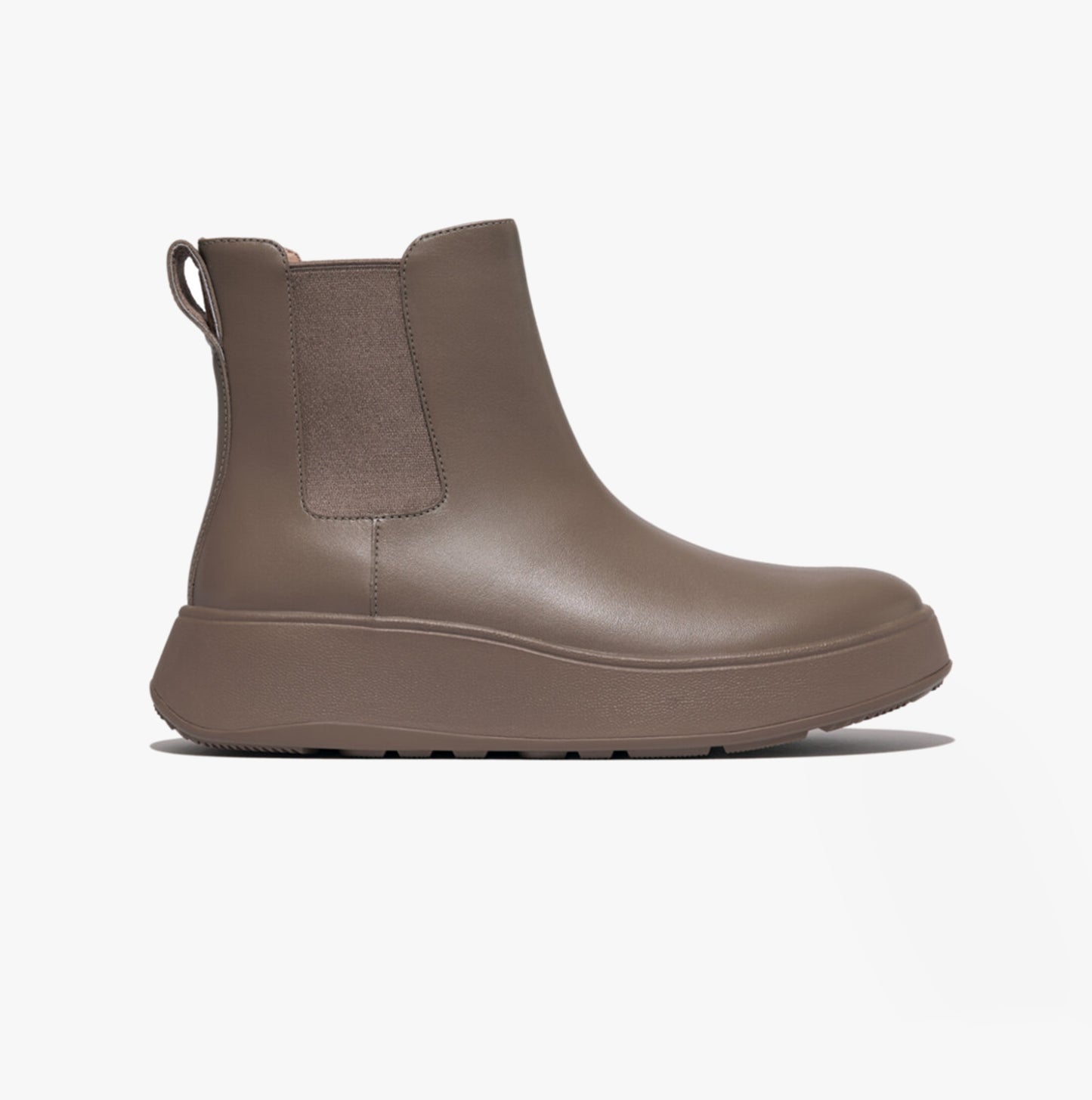 F-MODE FLATFORM Womens Chelsea Boots Minky Grey