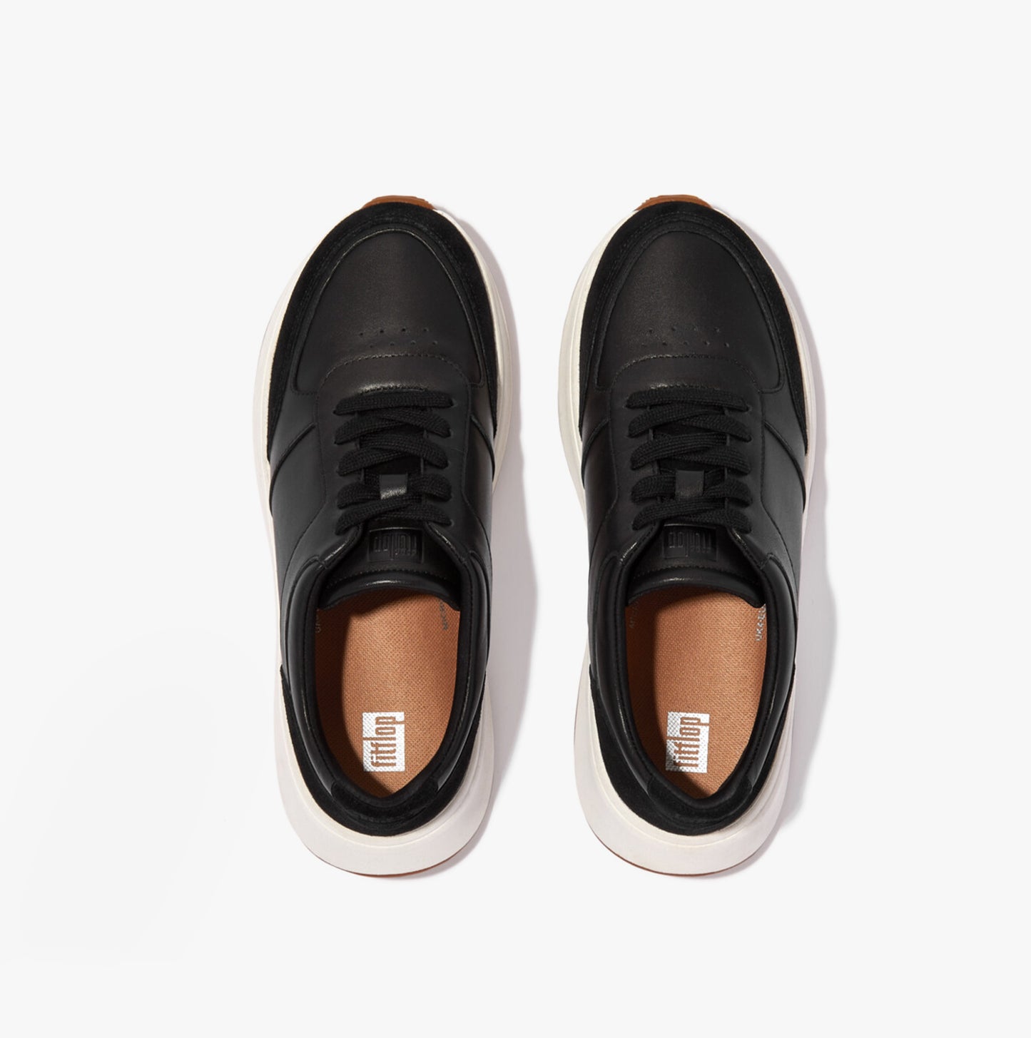FitFlop F-MODE Womens Flatform Trainers Black