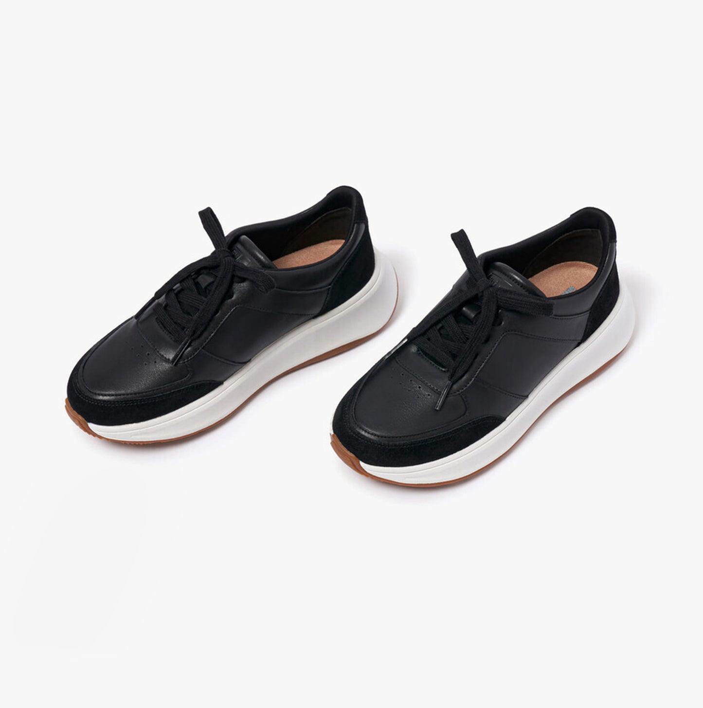 FitFlop F-MODE Womens Flatform Trainers Black