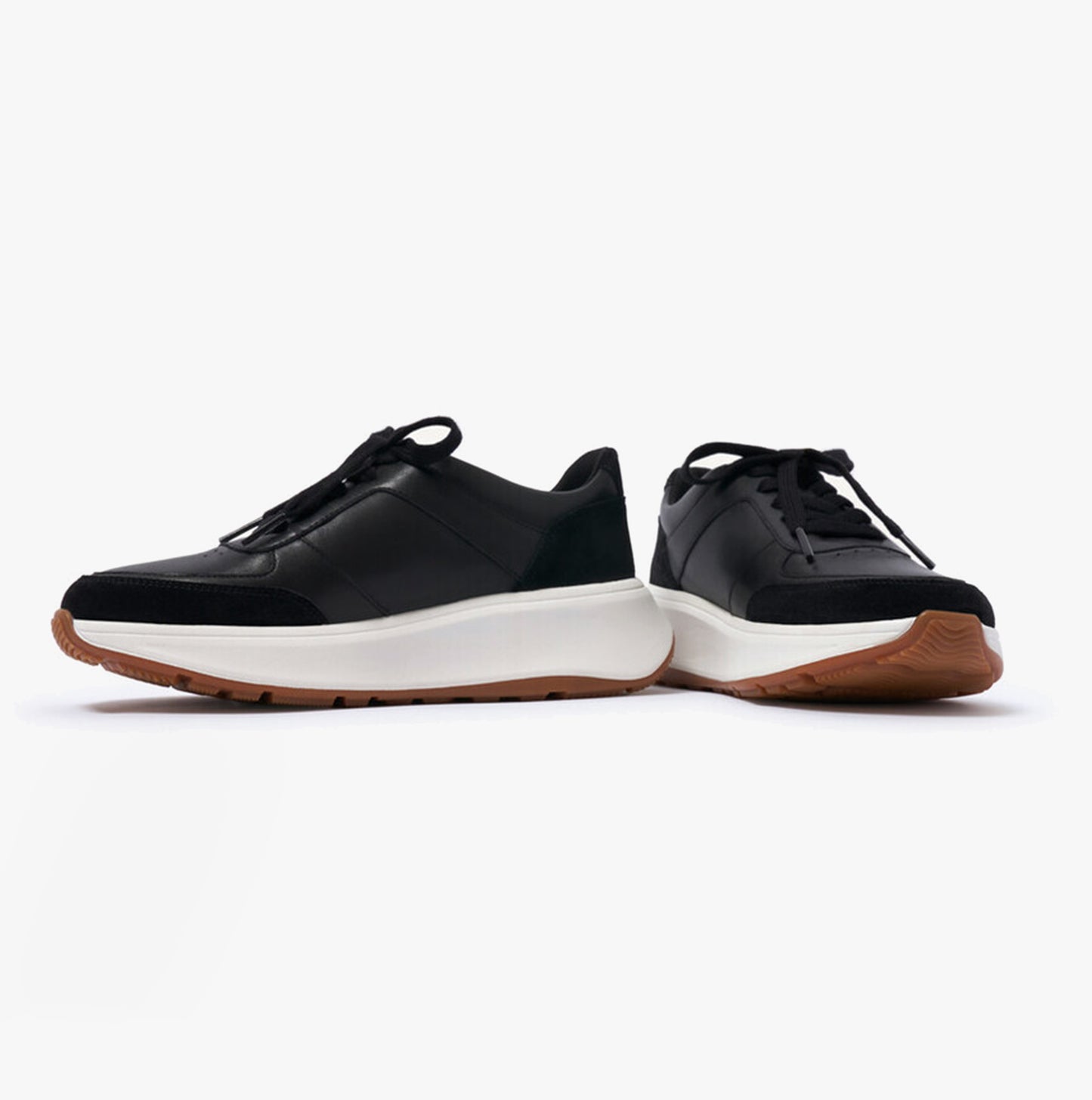 FitFlop F-MODE Womens Flatform Trainers Black