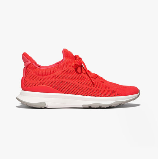 FitFlop VITAMIN FFX Womens Knit Sport Trainers Neon Orange
