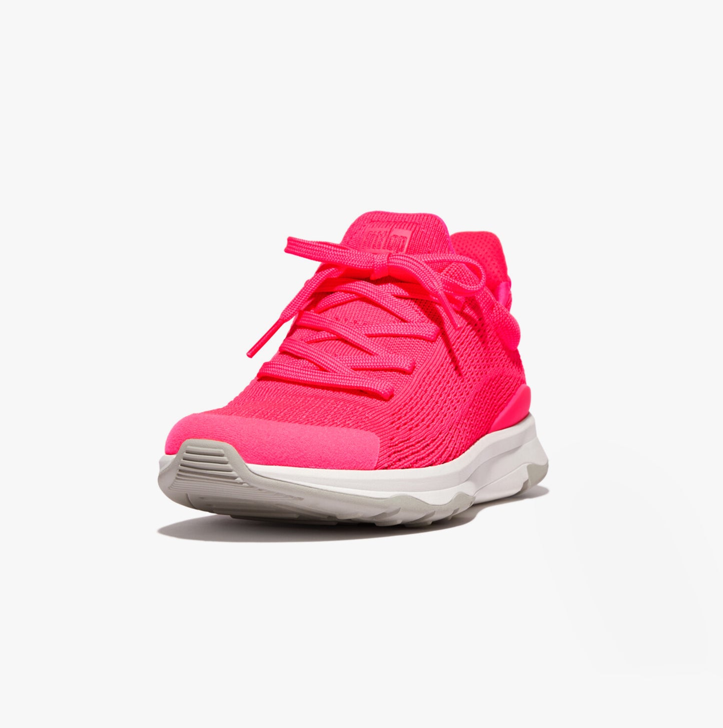 FitFlop VITAMIN FFX Womens Knit Sport Trainers Pop Pink