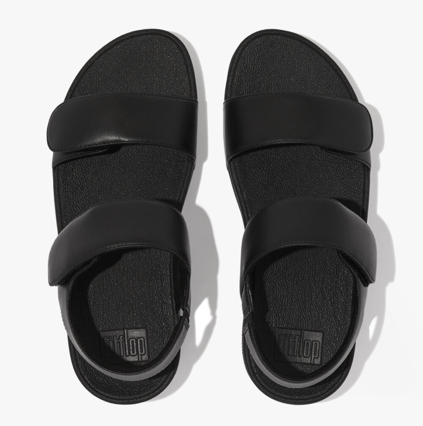 LULU Womens Adjustable Back-Strap Sandals All Black