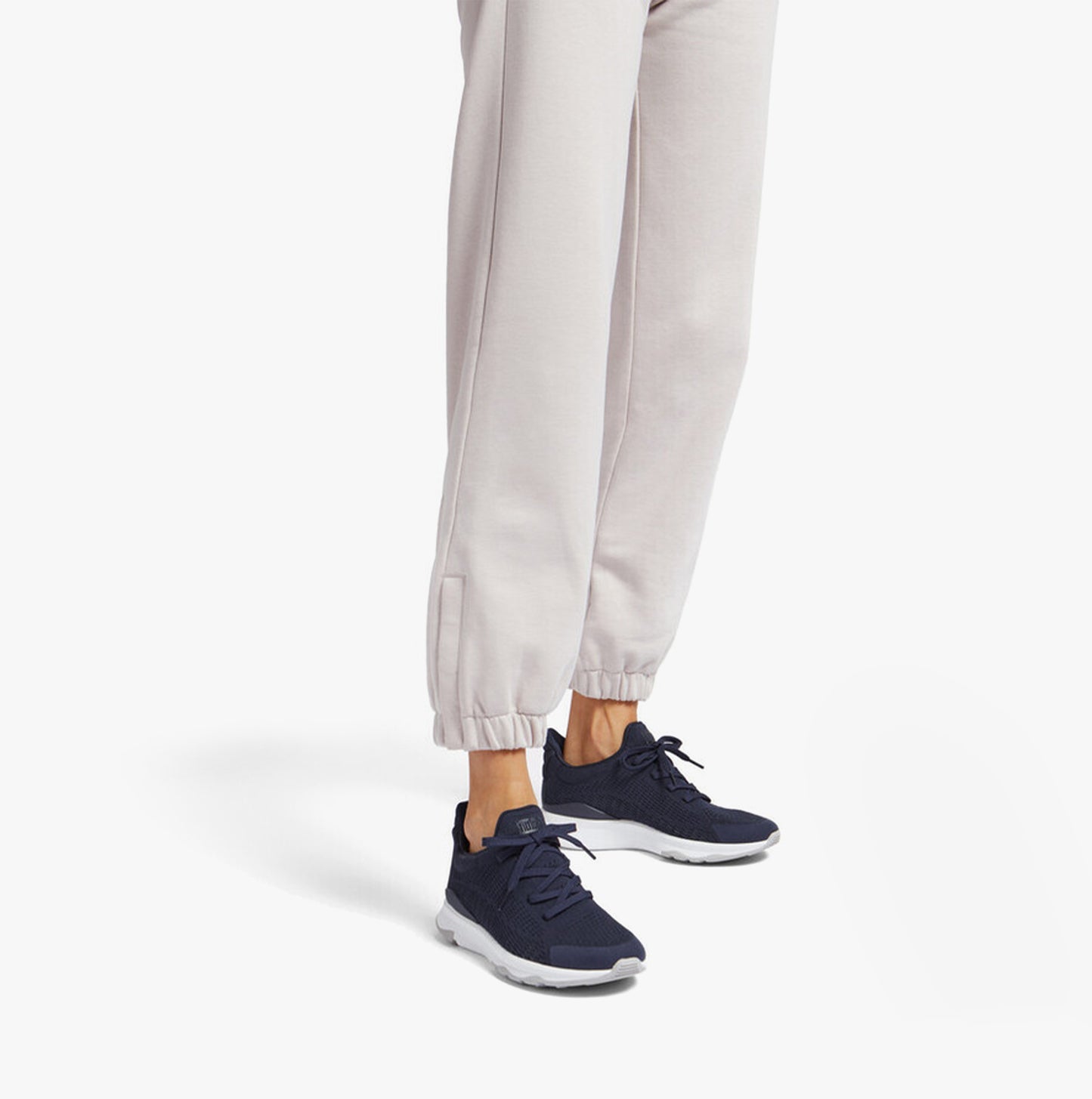 VITAMIN FFX Womens Knit Sport Trainers Tiptoe Midnight Navy Mix