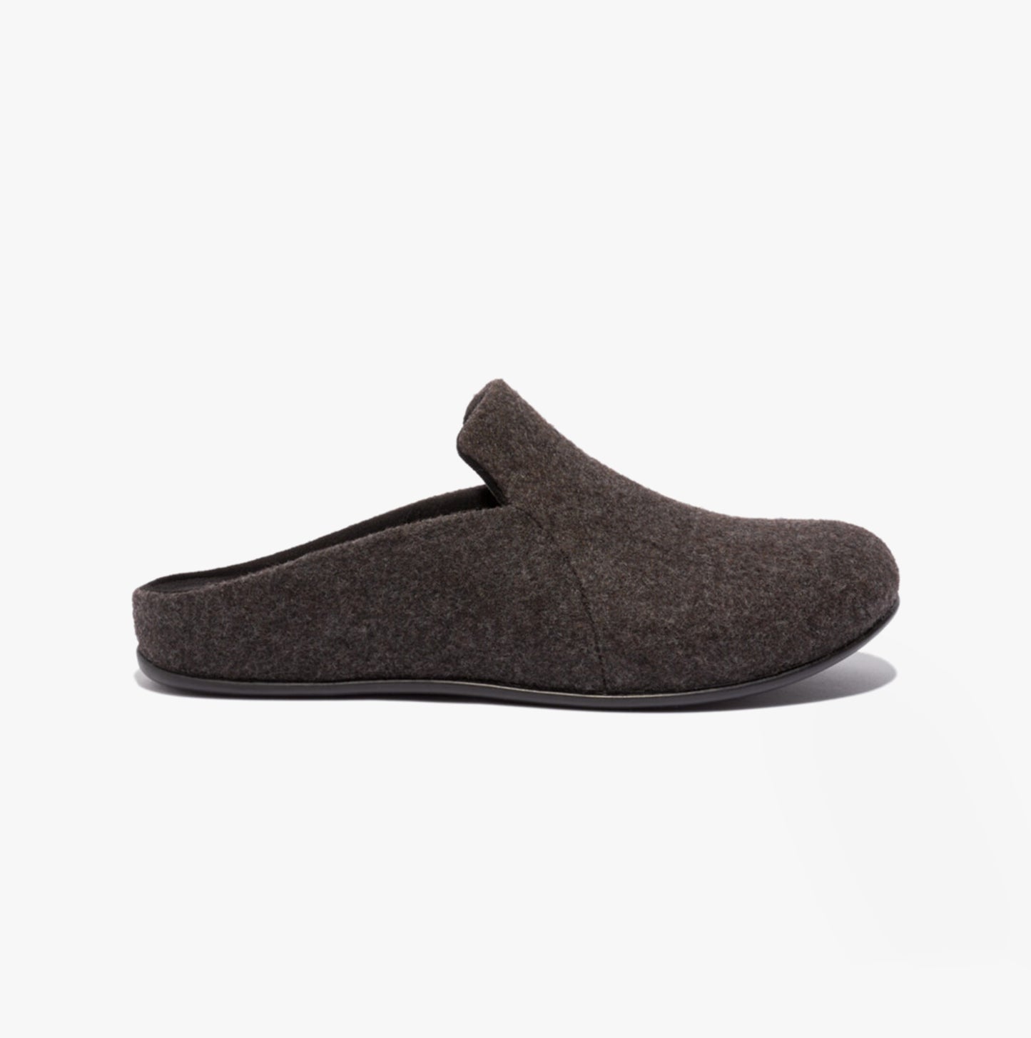 CHRISSIE II HAUS E01 Womens Felt Slippers All Black