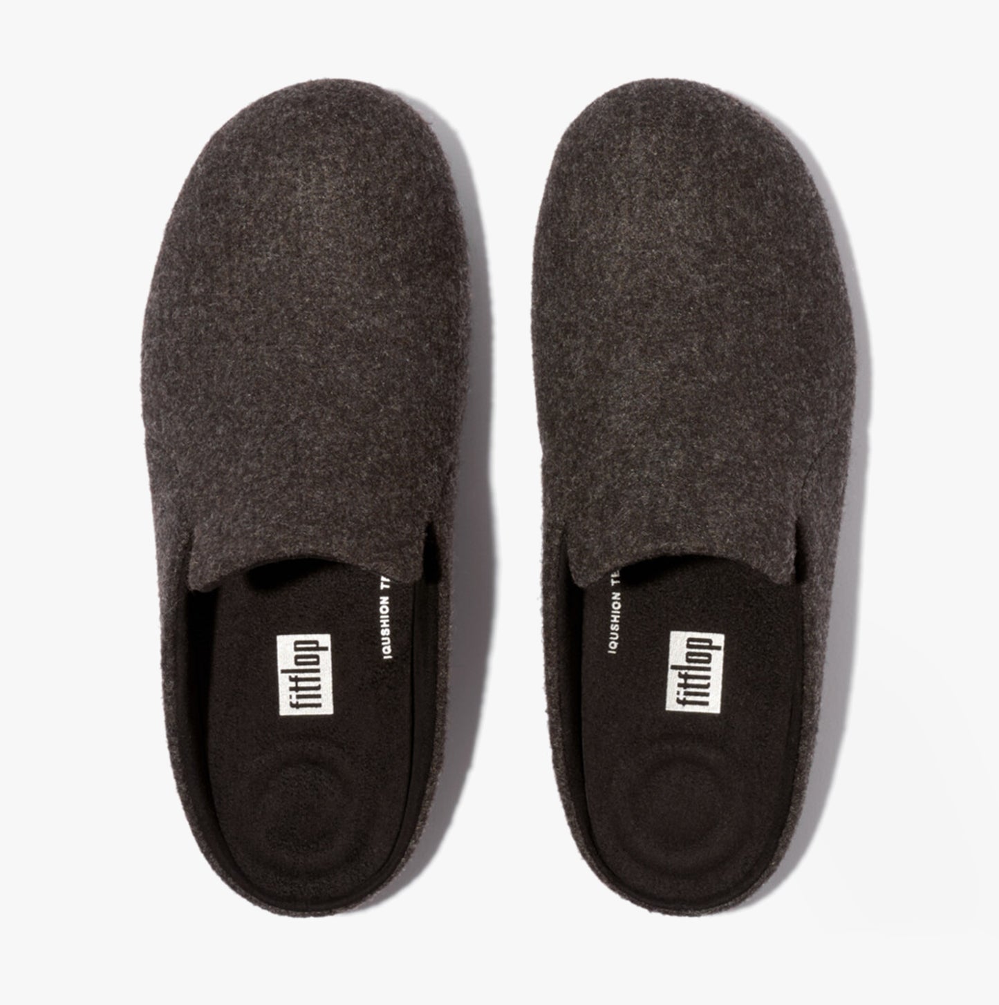 CHRISSIE II HAUS E01 Womens Felt Slippers All Black