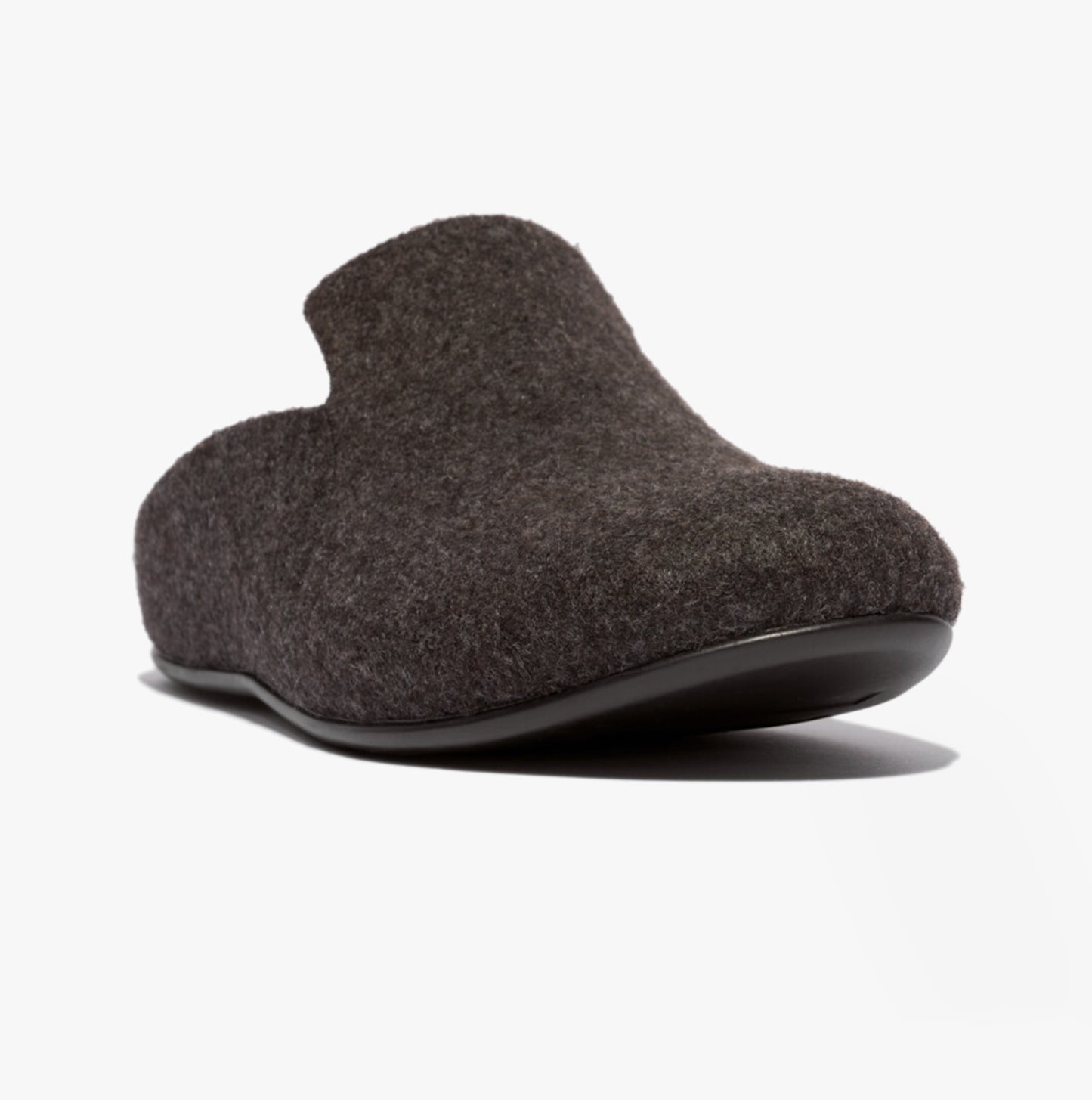 CHRISSIE II HAUS E01 Womens Felt Slippers All Black