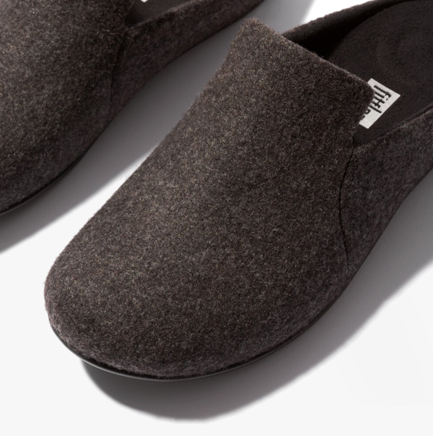 CHRISSIE II HAUS E01 Womens Felt Slippers All Black