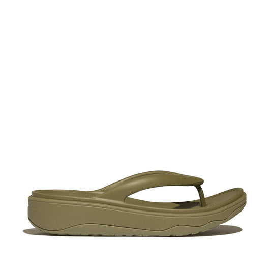 FitFlop RELIEFF RECOVERY Womens Toe Post Sandals Camo-Green