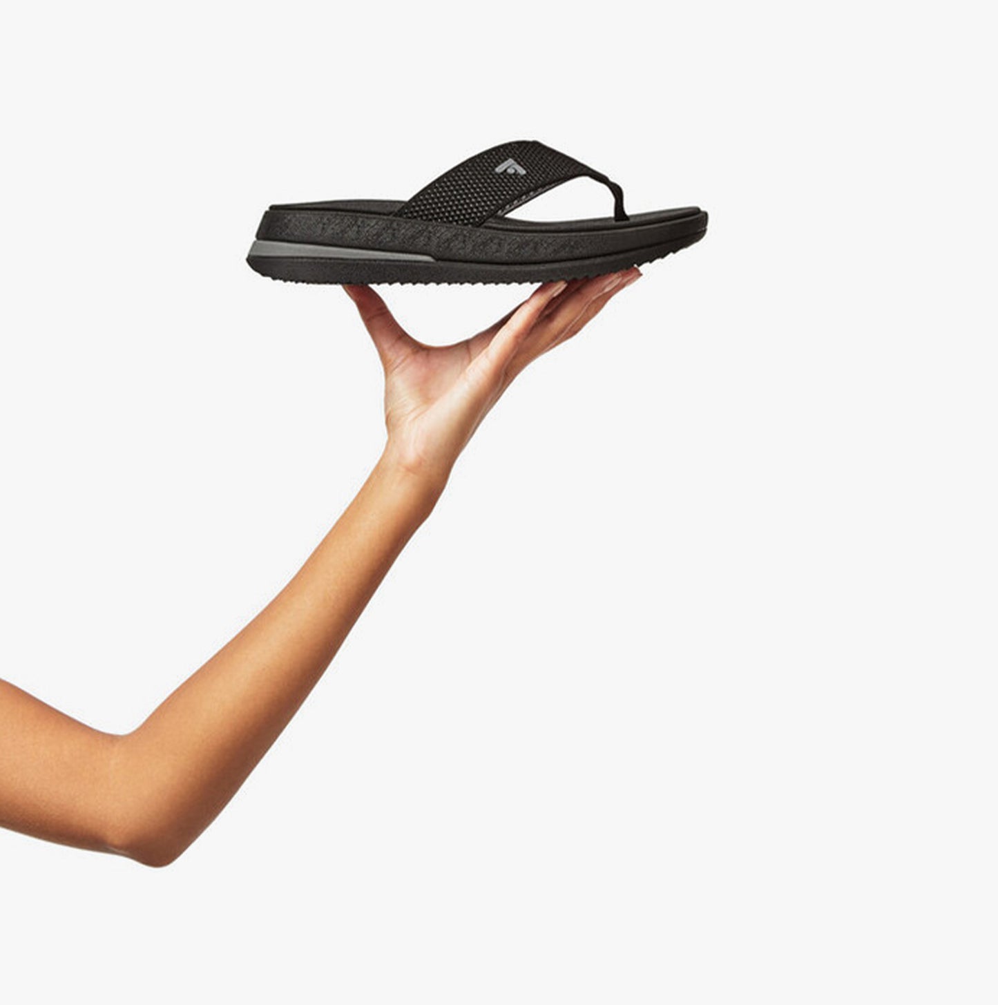 FitFlop SURFF TWO-TONE WEBBING Womens Toe Post Black