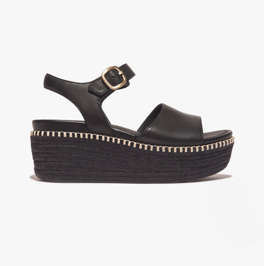 ELOISE BACK STRAP Womens Espadrille Black