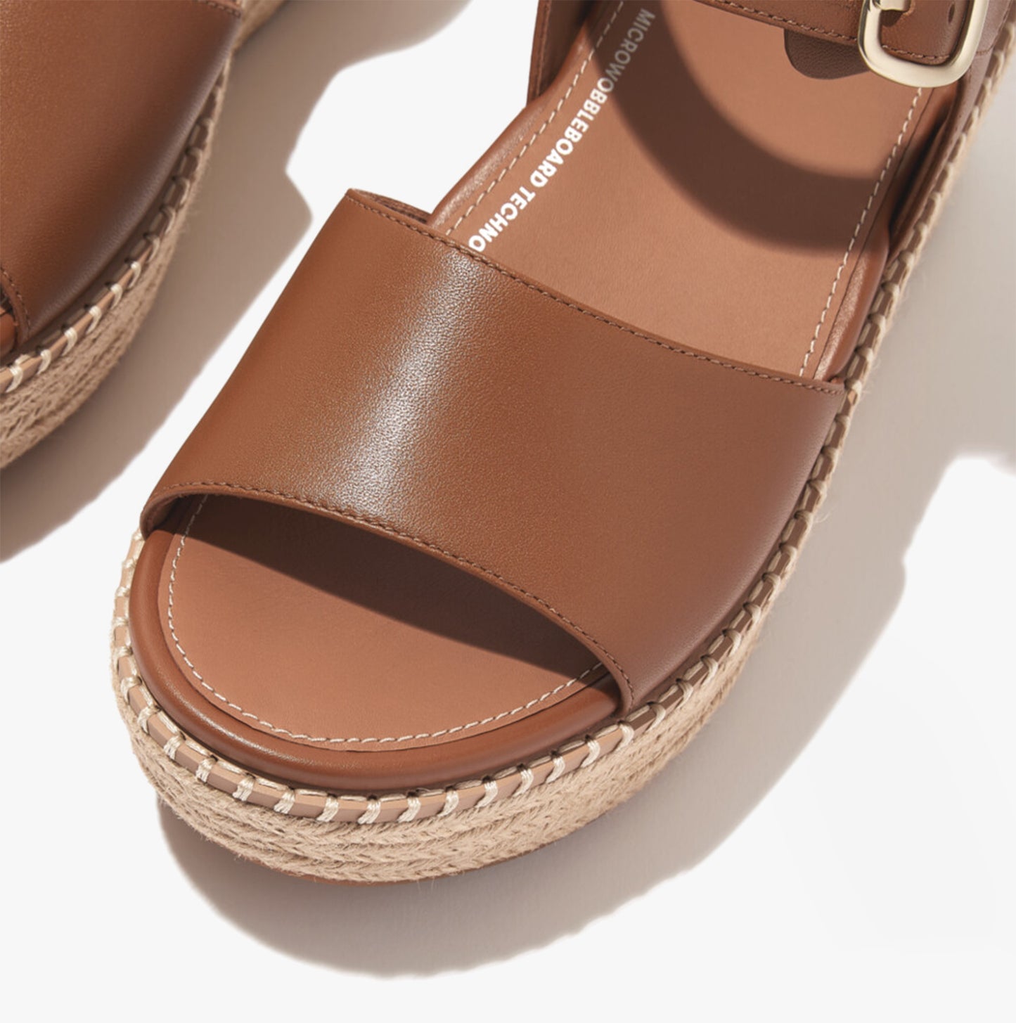 ELOISE BACK STRAP Womens Espadrille Light Tan
