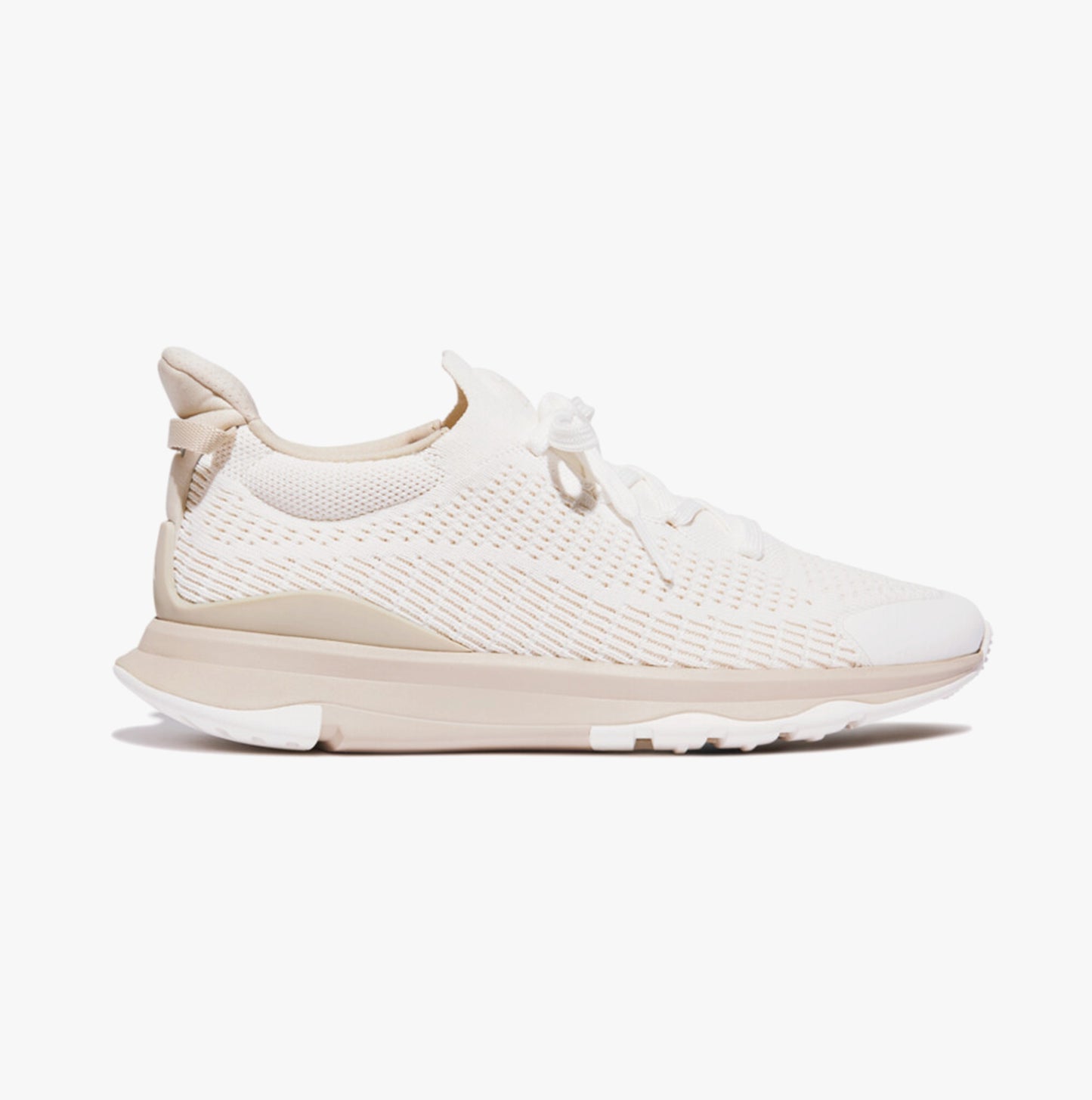 FitFlop VITAMIN FFX KNIT Womens Trainers Urban White/Paris Beige
