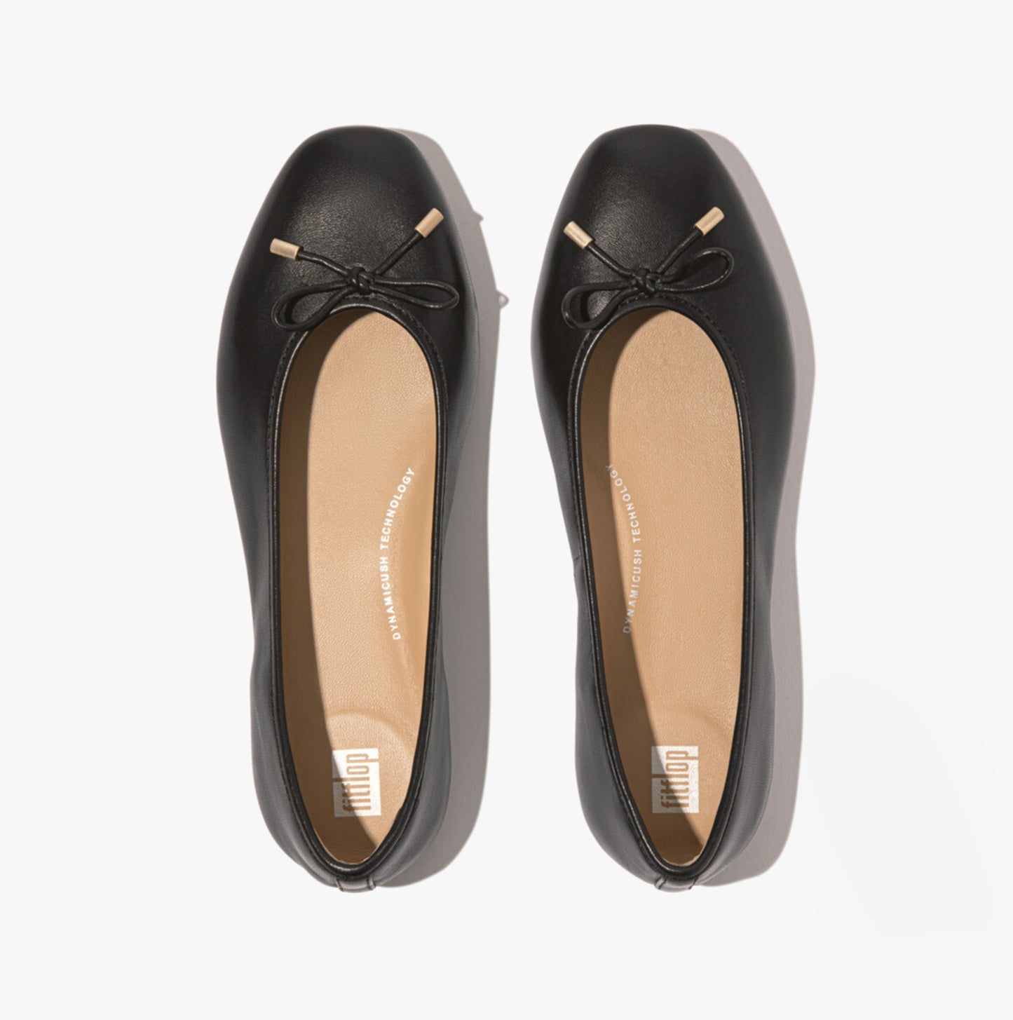 DELICATO BOW Womens Ballet Flats Black