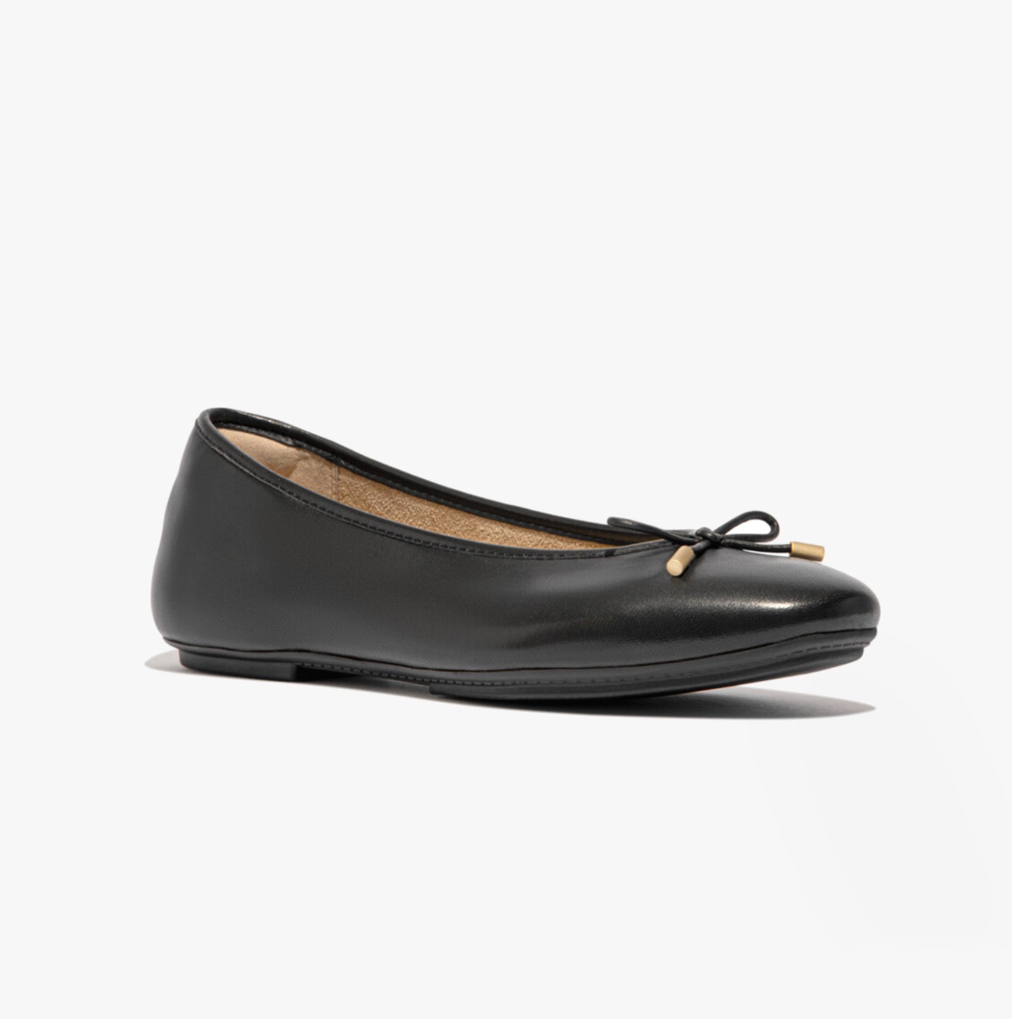 DELICATO BOW Womens Ballet Flats Black