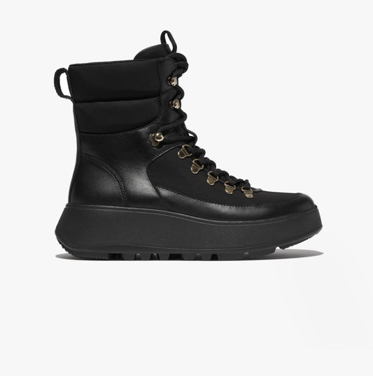 F-MODE Womens Ankle Boots Black