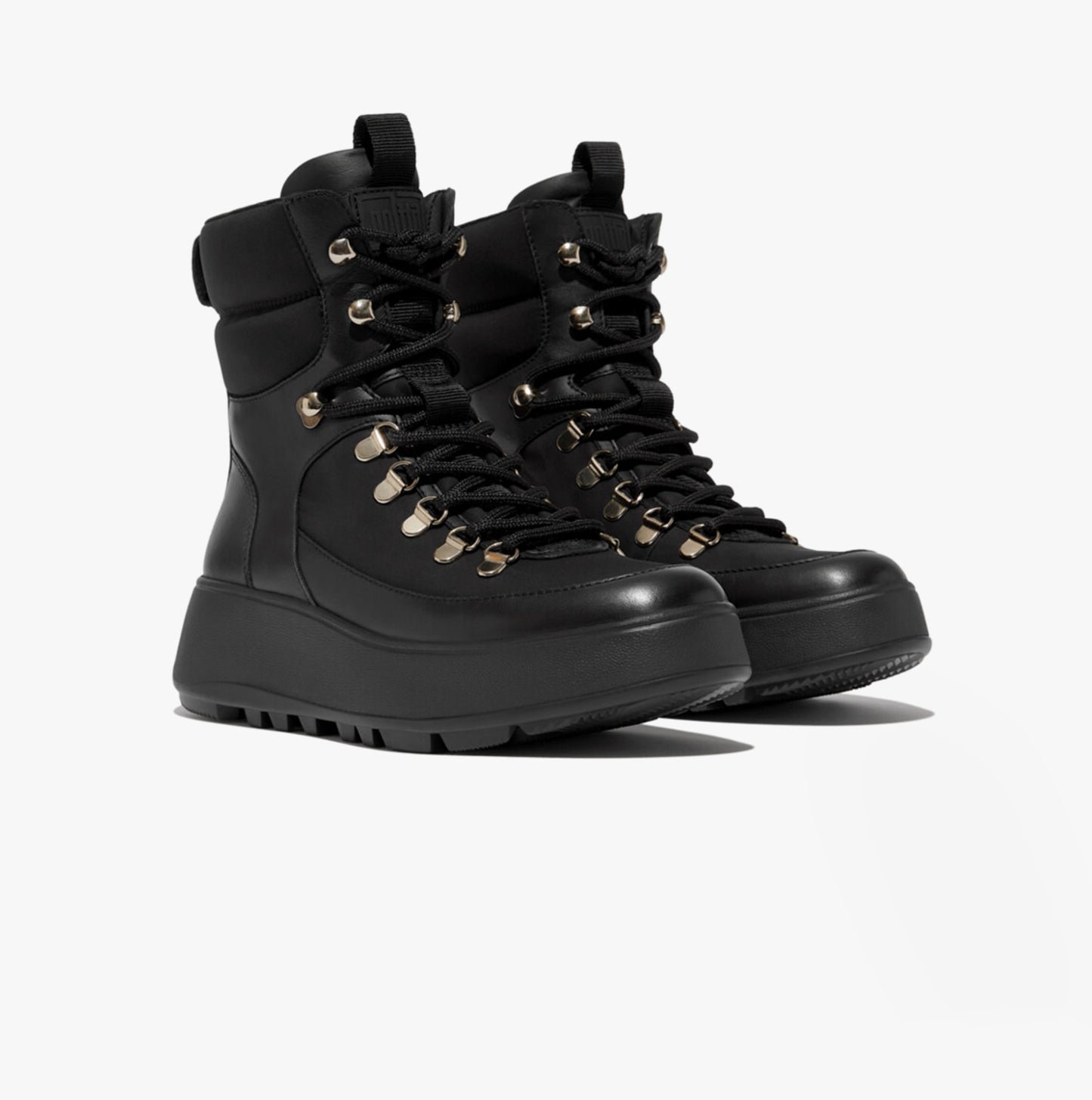 F-MODE Womens Ankle Boots Black