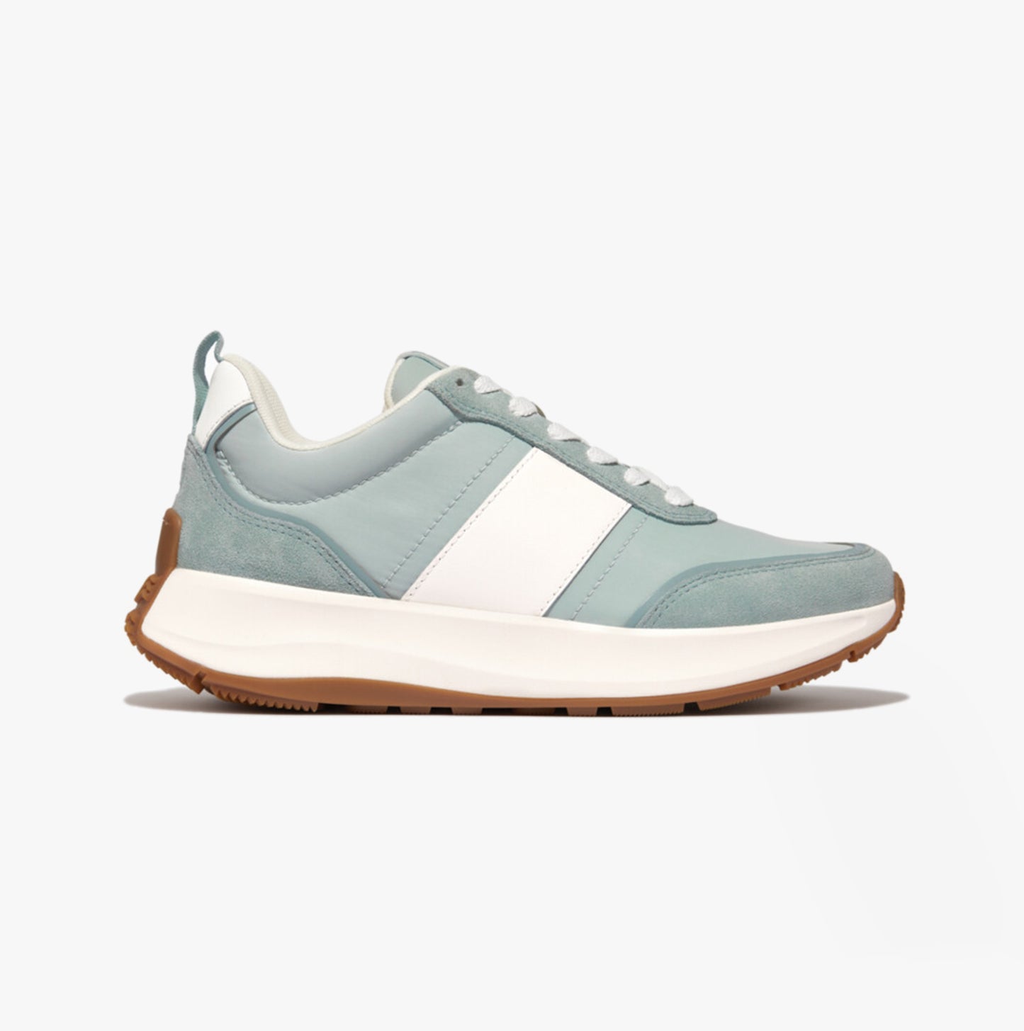 F-MODE Womens Trainers Mint Blue Mix