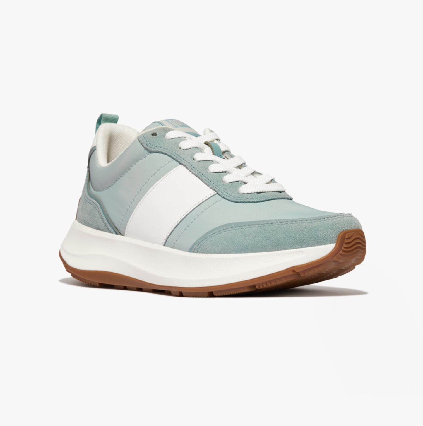 F-MODE Womens Trainers Mint Blue Mix