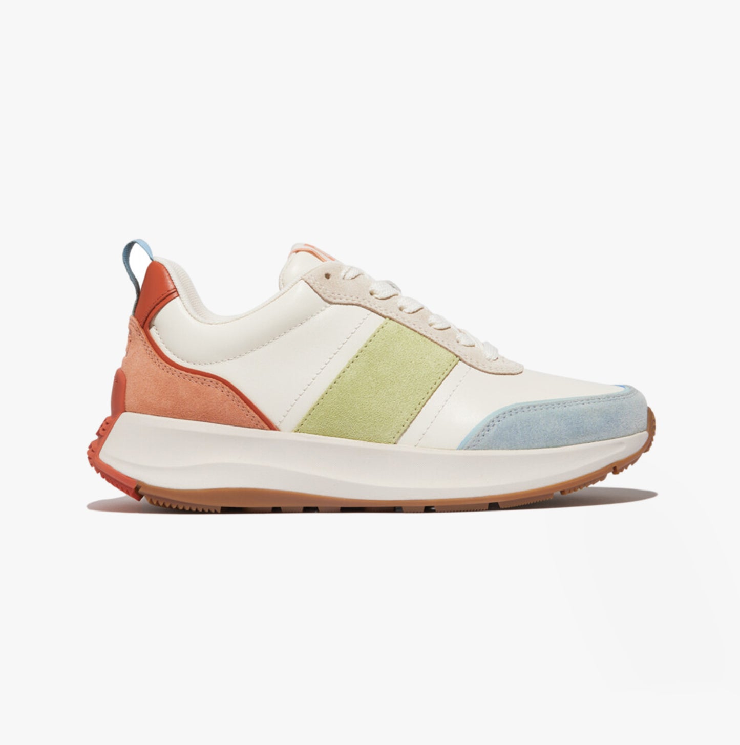 FitFlop F-MODE Womens Trainers Apricot Mix