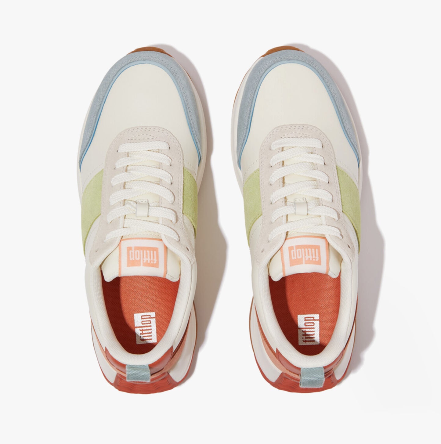 FitFlop F-MODE Womens Trainers Apricot Mix